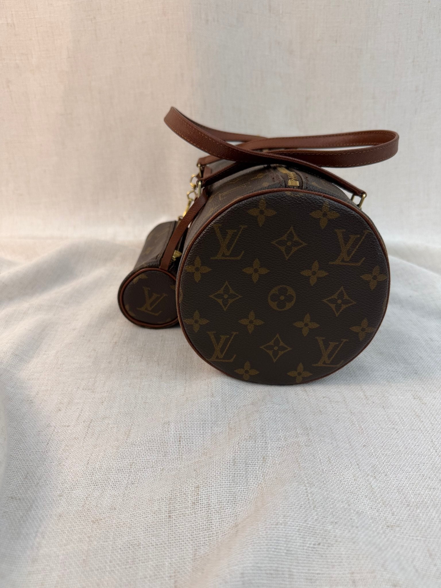 Louis Vuitton Monogram Papillon 30 Bag With Mini Papillon