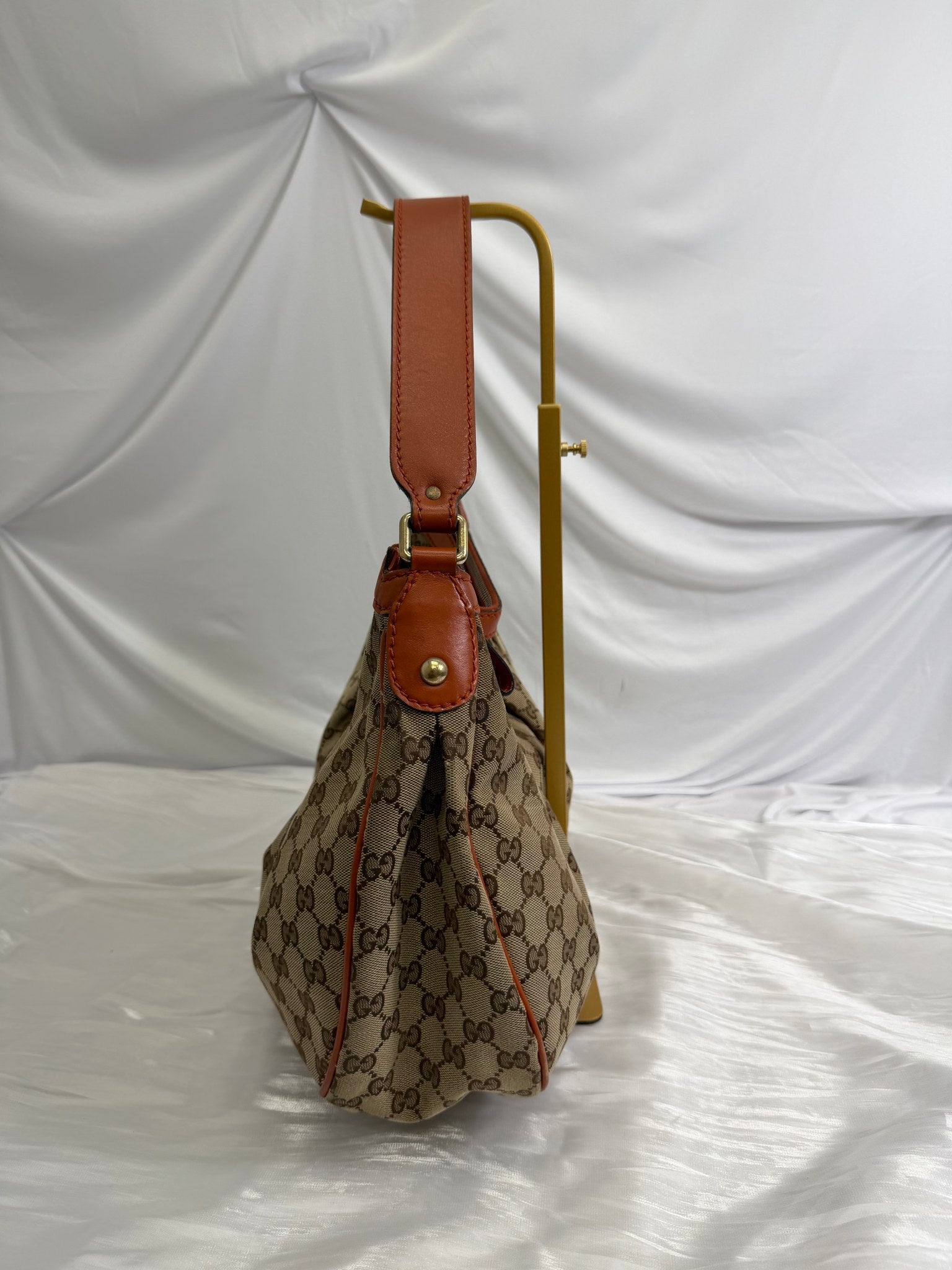 Gucci Brown GG Canvas Sukey Hobo Bag