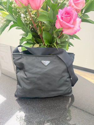 Prada Balck Nylon Crossbody