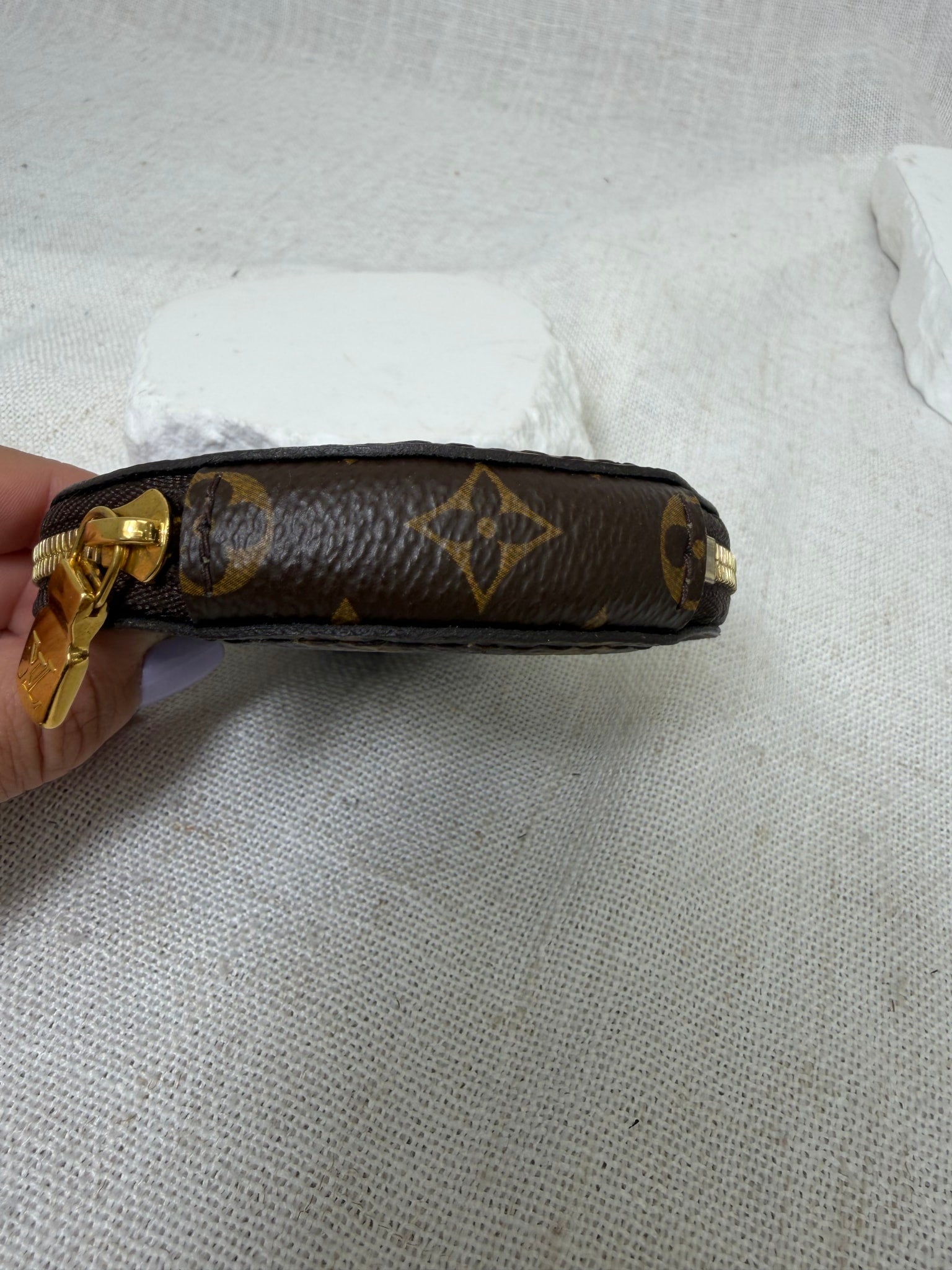 Louis Vuitton Monogram Round Coin Pouch 