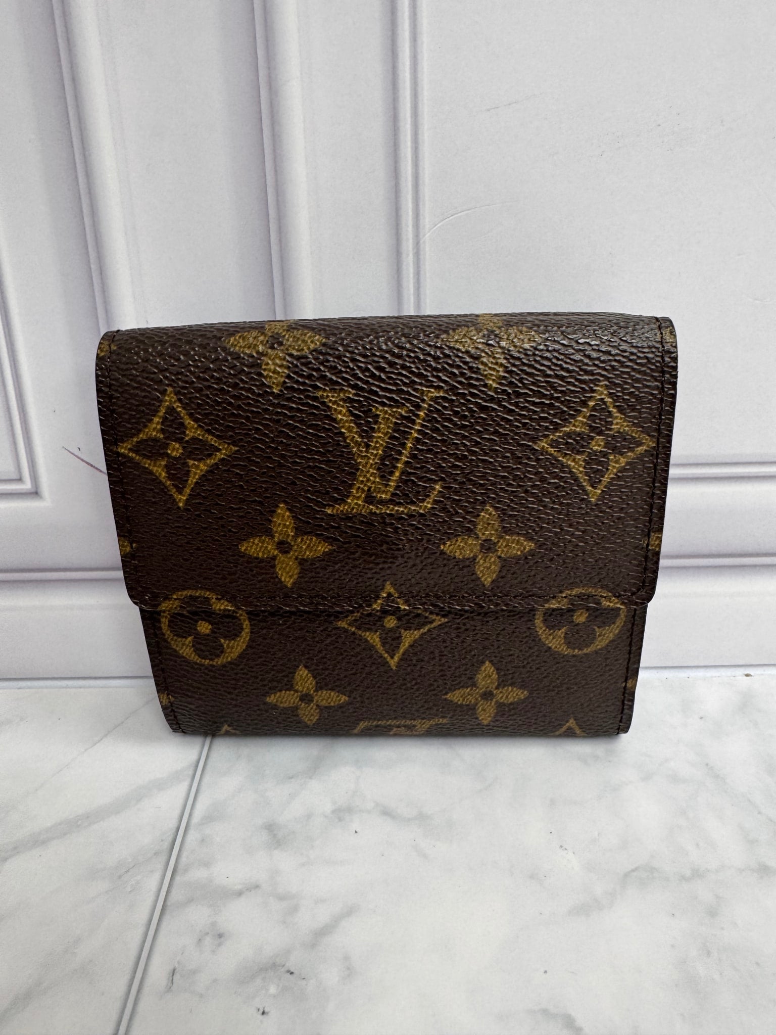 Louis Vuitton Monogram Trifold Elise Compact Wallet
