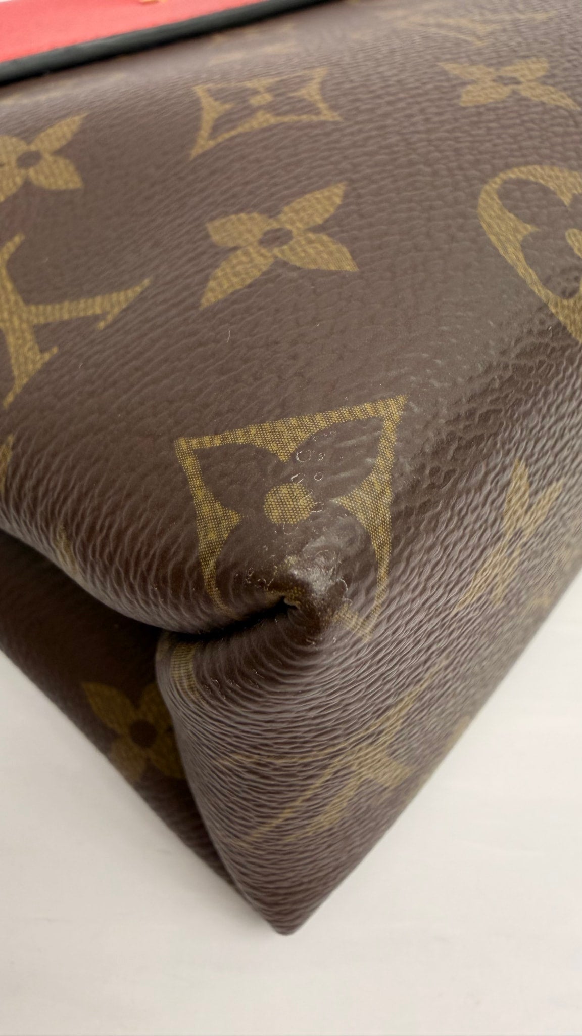 BRAND NEW - Louis Vuitton Monogram & Red Saint Placide Shoulder Bag