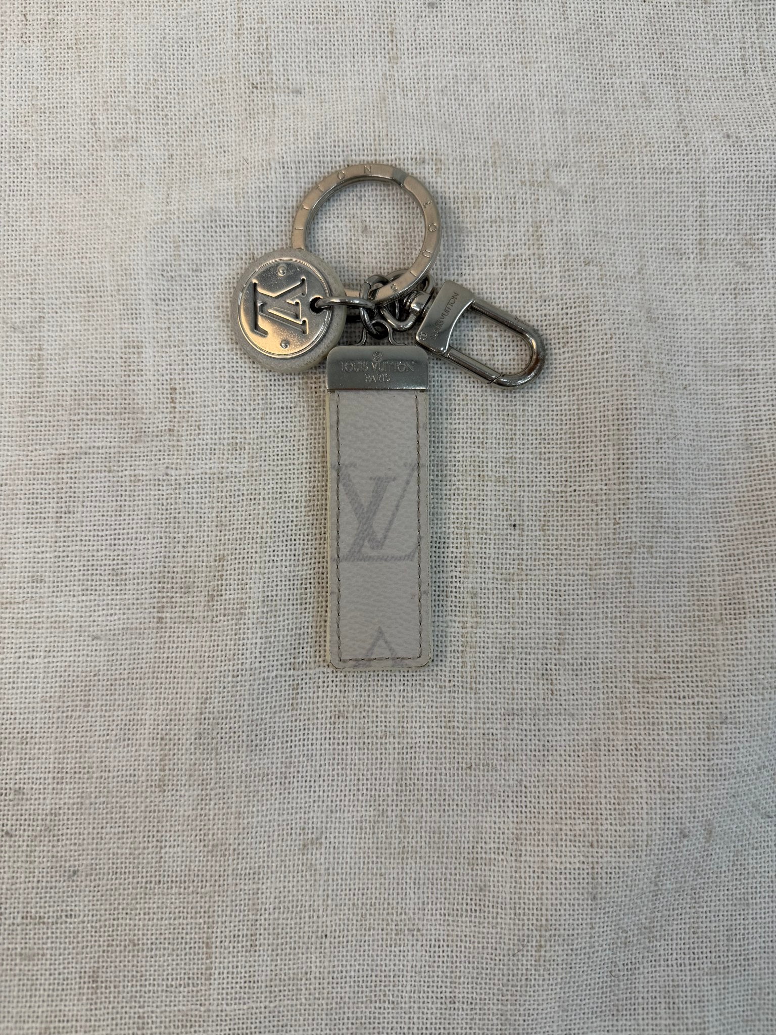 Louis Vuitton White Neo Club Bag Charm 