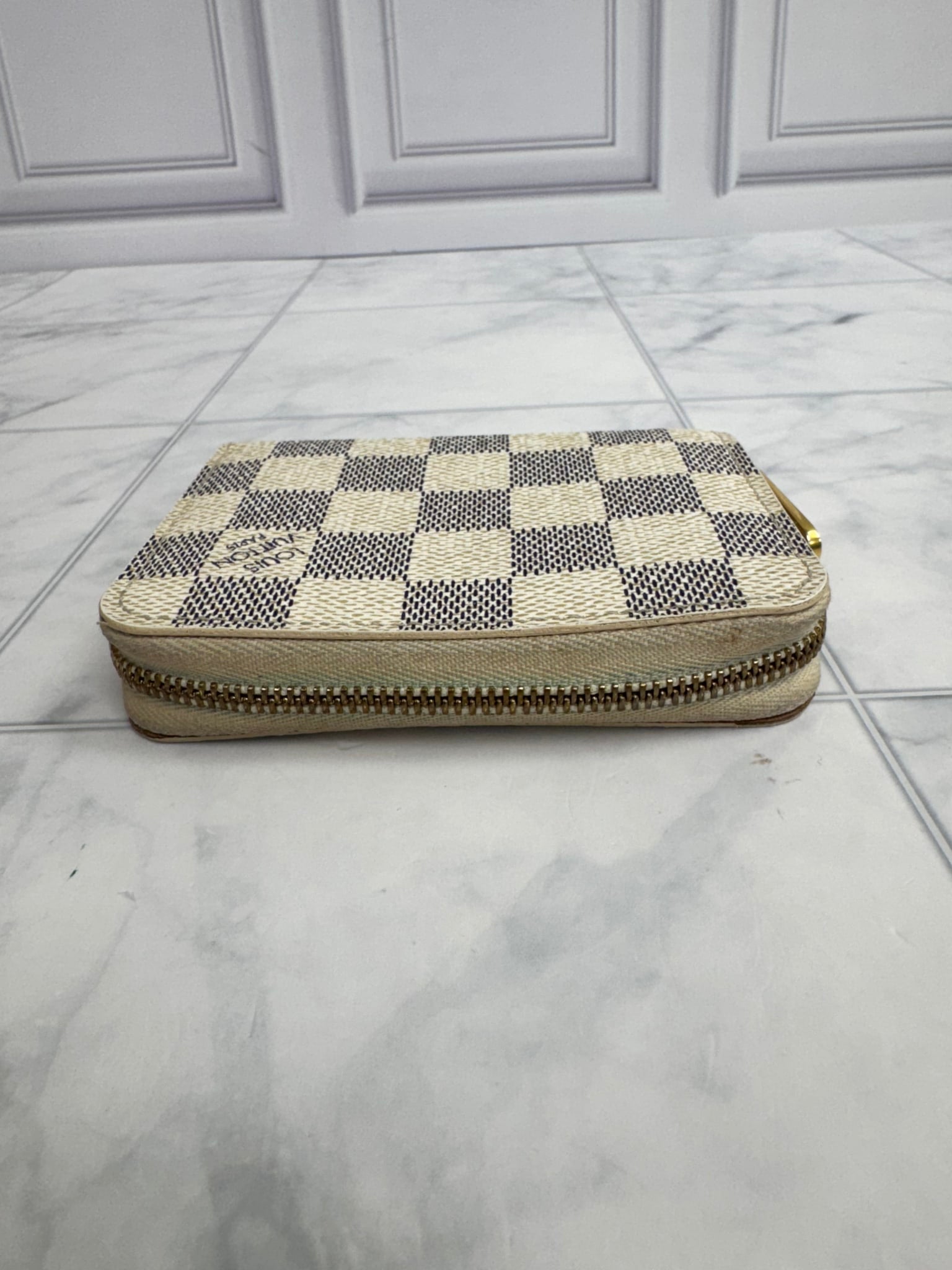 Louis Vuitton Damier Azur Compact Zippy Wallet