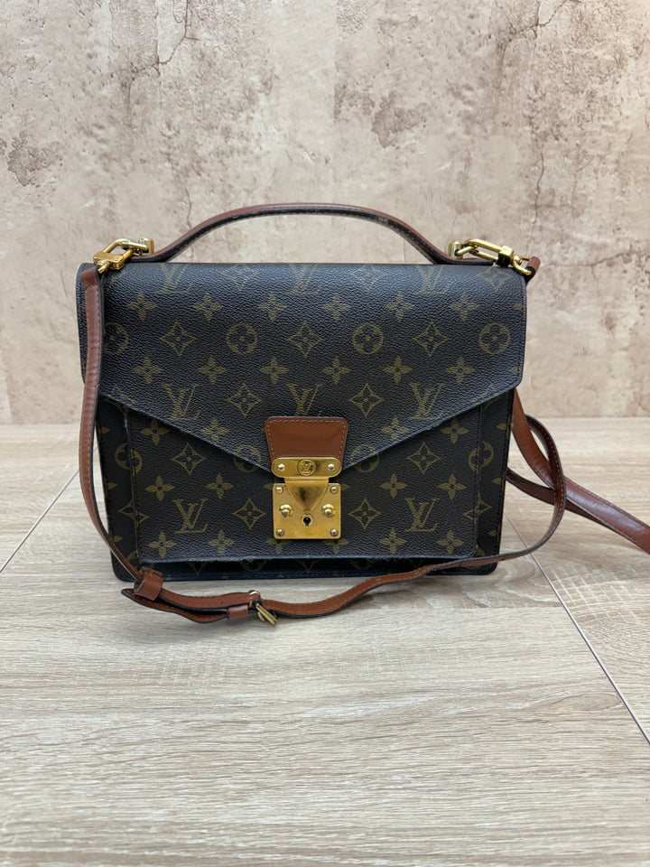  Louis Vuitton Monogram Monceau 2Way Bag