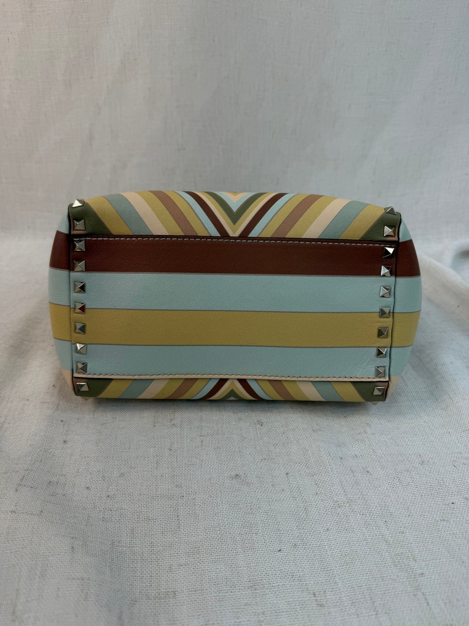 Valentino Multicolor Leather Native 1975 Rockstud Bag