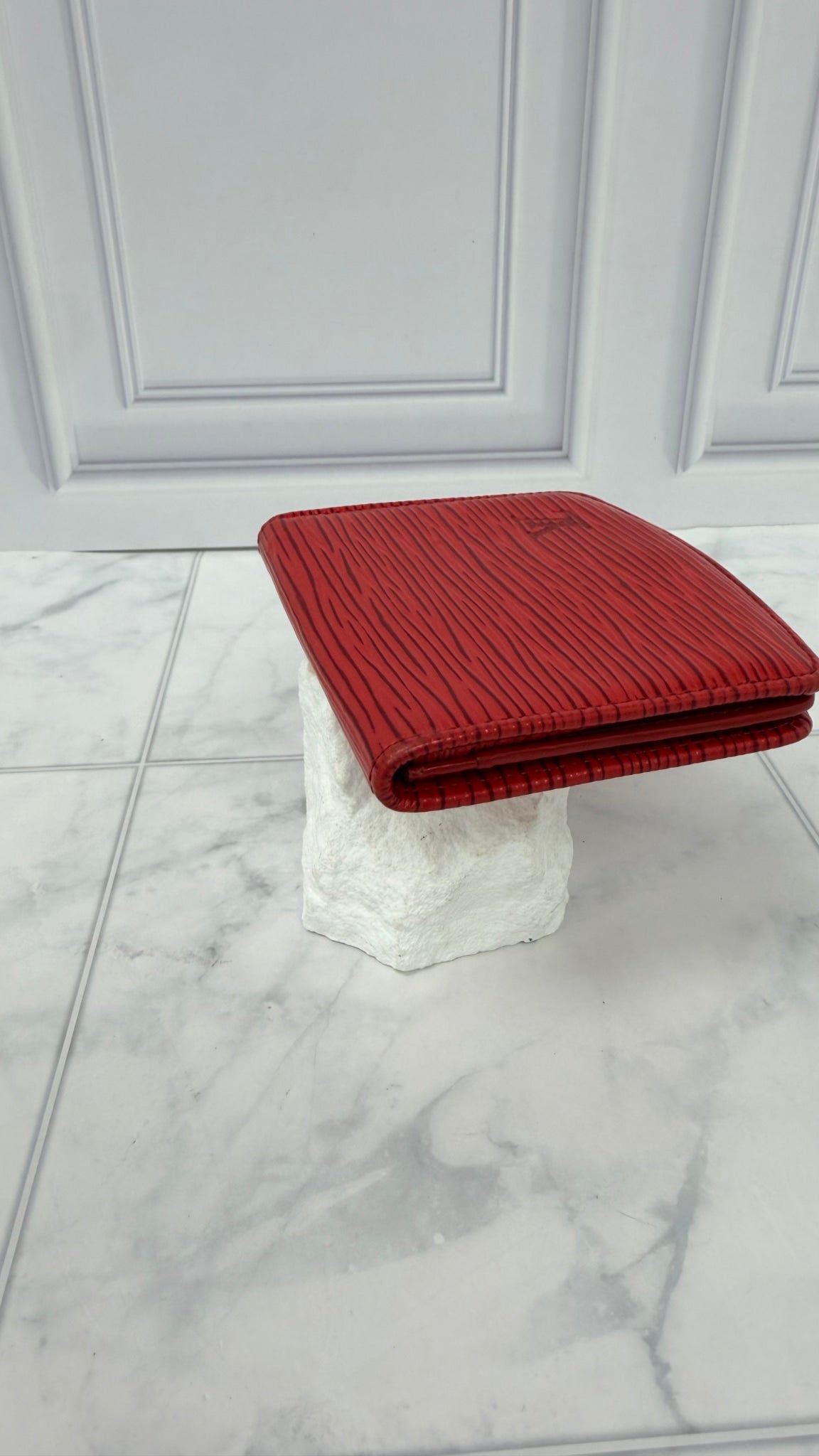 Louis Vuitton Red Epi Leather Coin Purse 