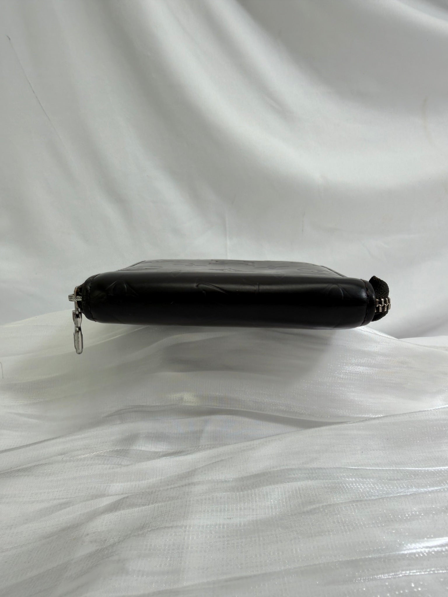 Louis Vuitton Dark Brown Matte Vernis Zippy Compact Wallet  