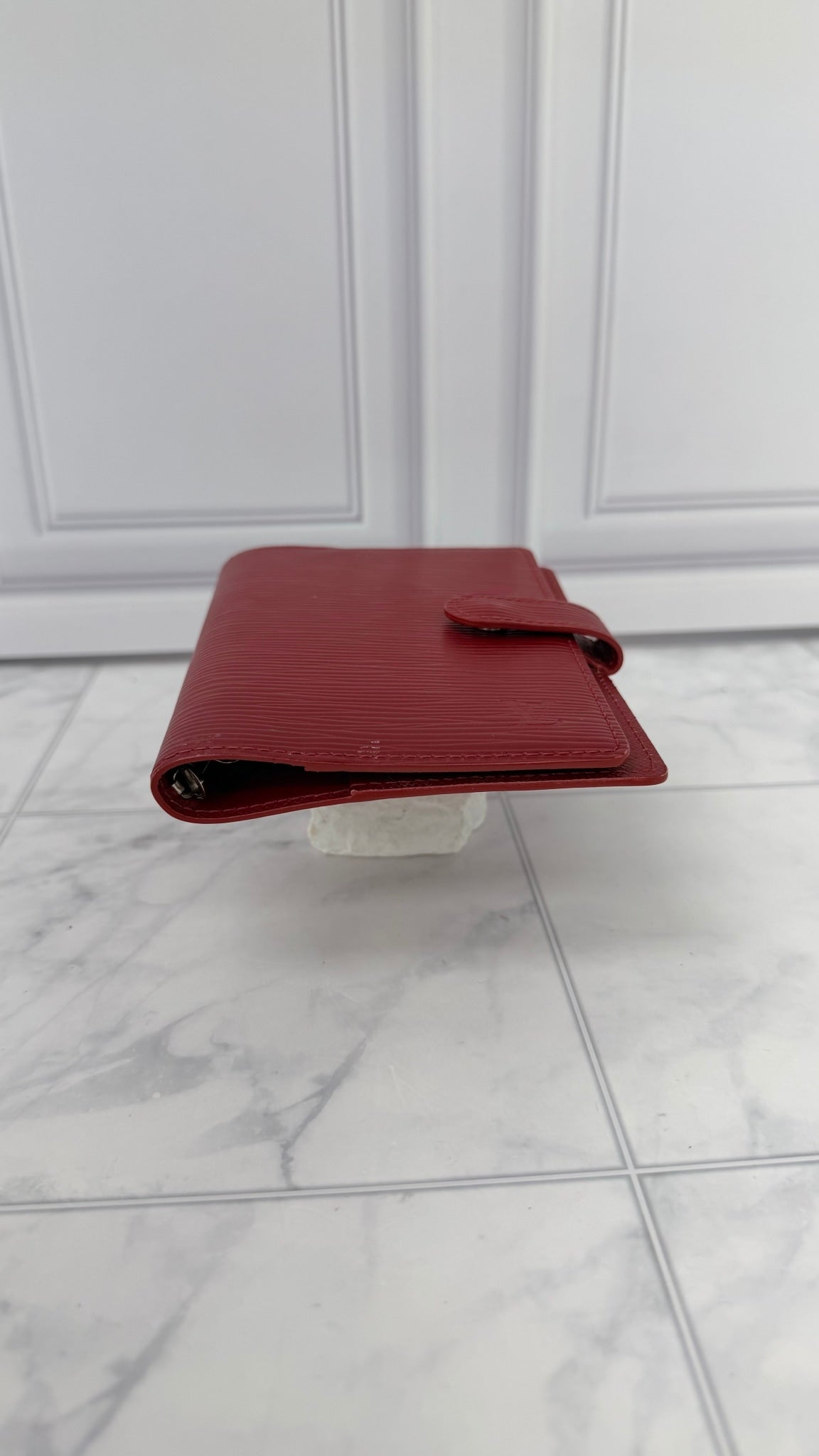 Louis Vuitton Red Epi Leather Passport Agenda Cover PM