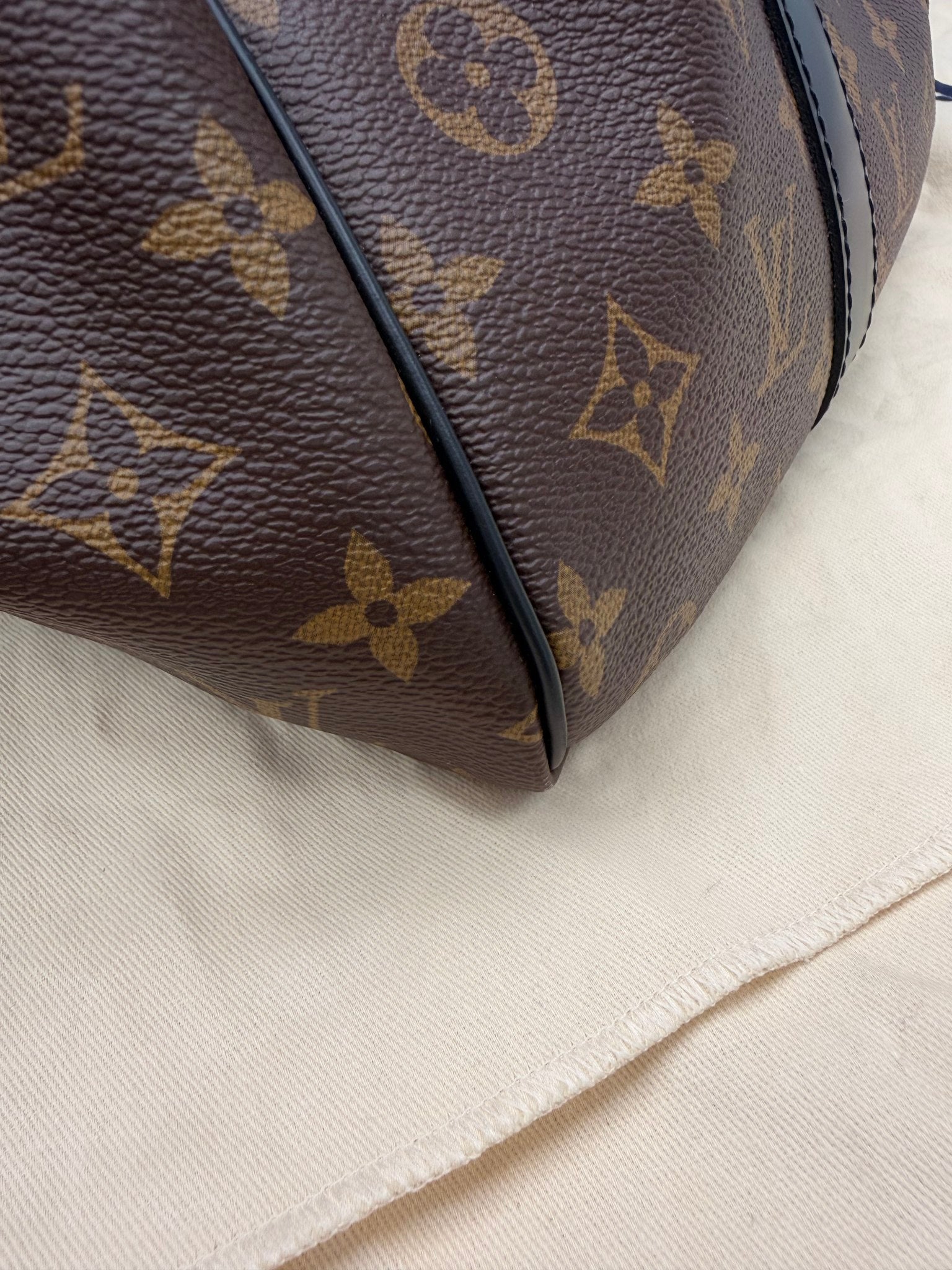 Louis Vuitton Monogram Macassar Keepall 45 Bandouliere 