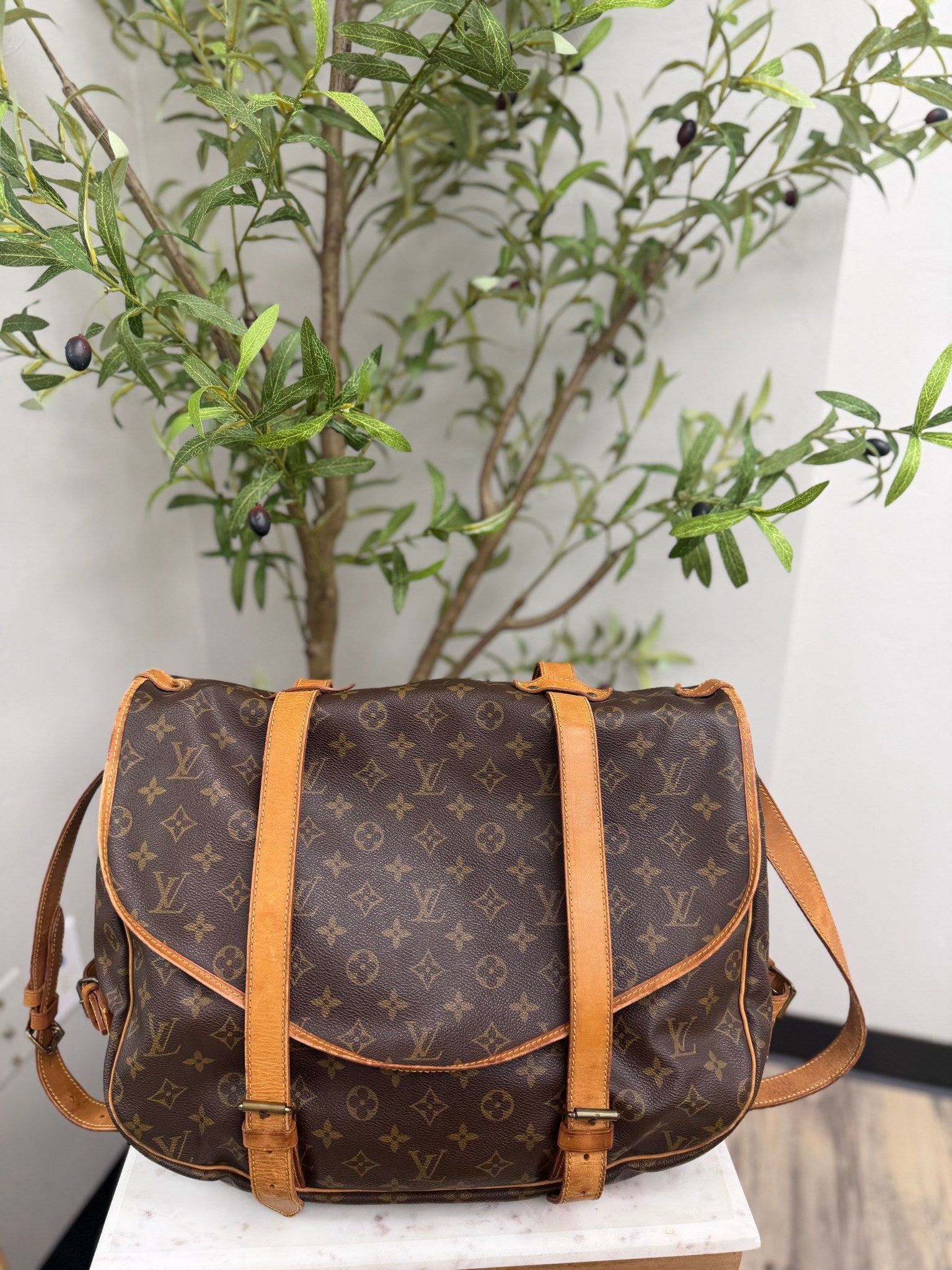 Louis Vuitton Monogram Saumur 43 Shoulder Bag
