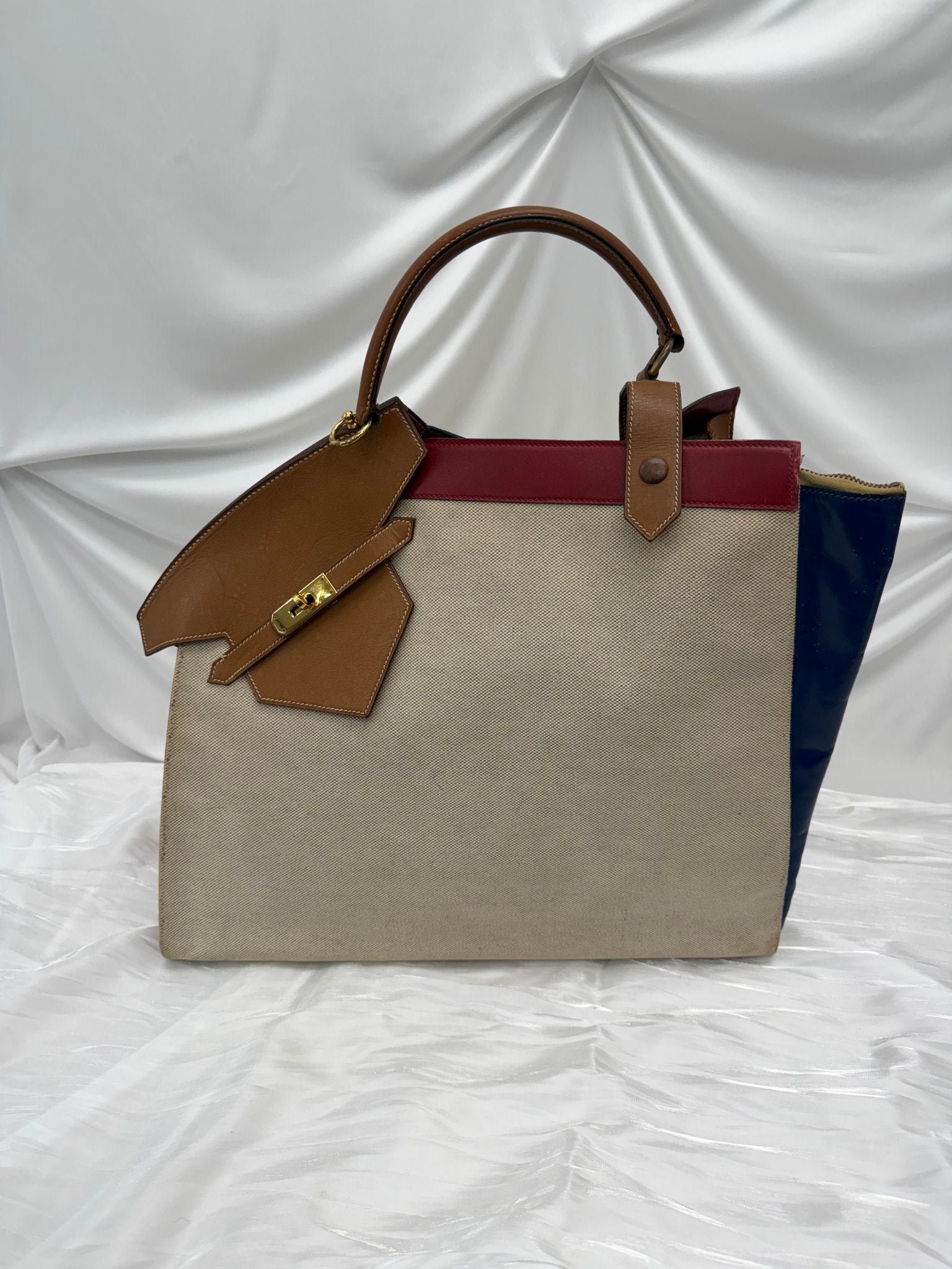 Hermès Toile Sac Himalaya Symbiose 43 