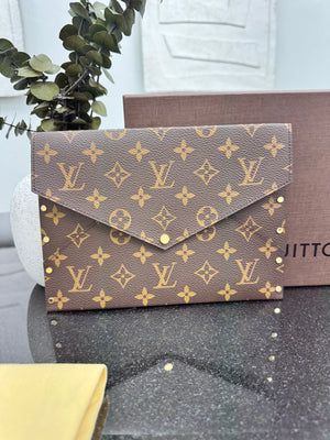 BRAND NEW - Louis Vuitton Monogram Studded Kirigami Pochette GM