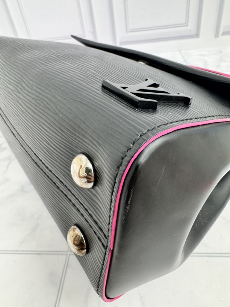 LIKE NEW - Louis Vuitton Black Epi Cluny Bag BB