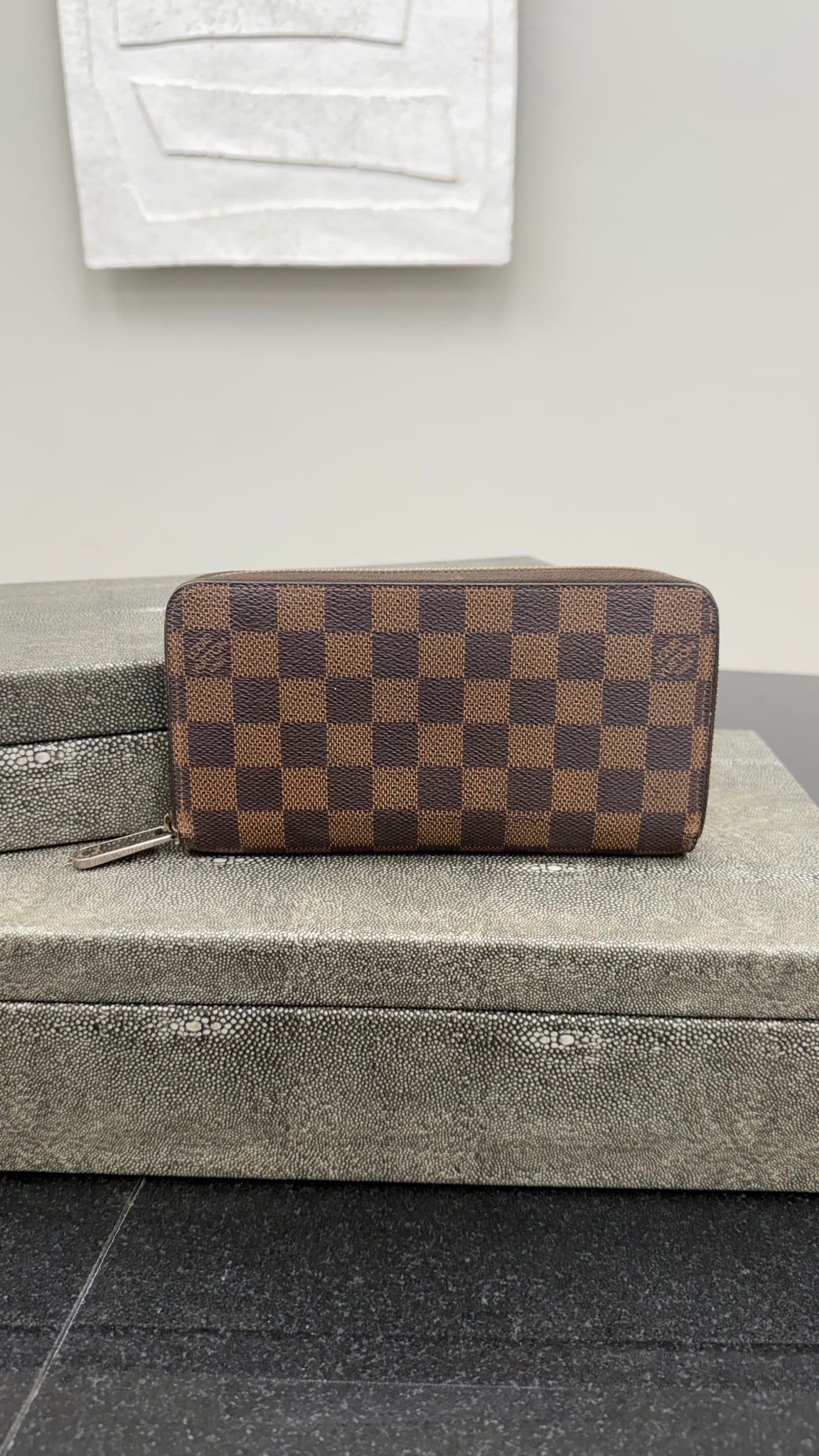 Louis Vuitton Damier Ebene Zippy Wallet 