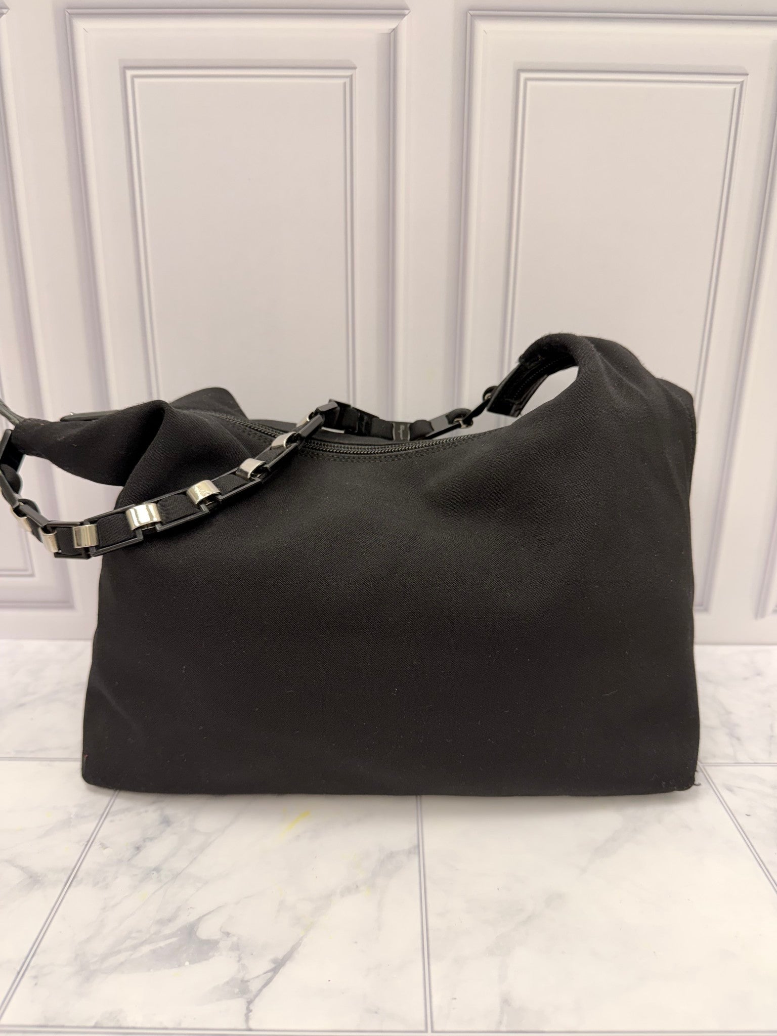Salvatore Ferragamo Black Nylon Shoulder bag