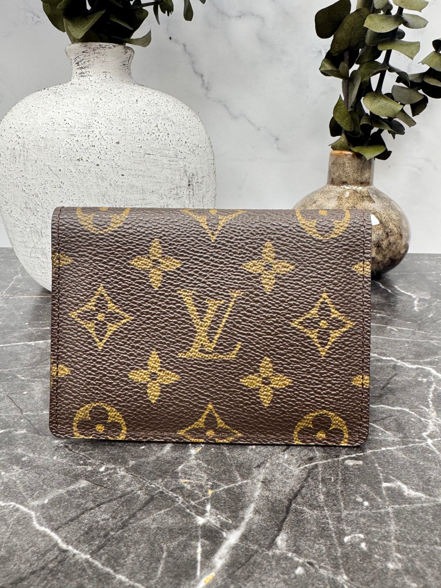 Louis Vuitton Monogram Porte 2 Cartes Vertical Card Case
