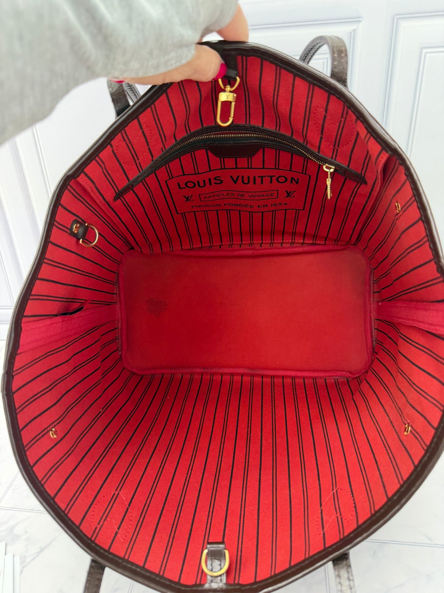 Louis Vuitton Damier Ebene Neverfull MM