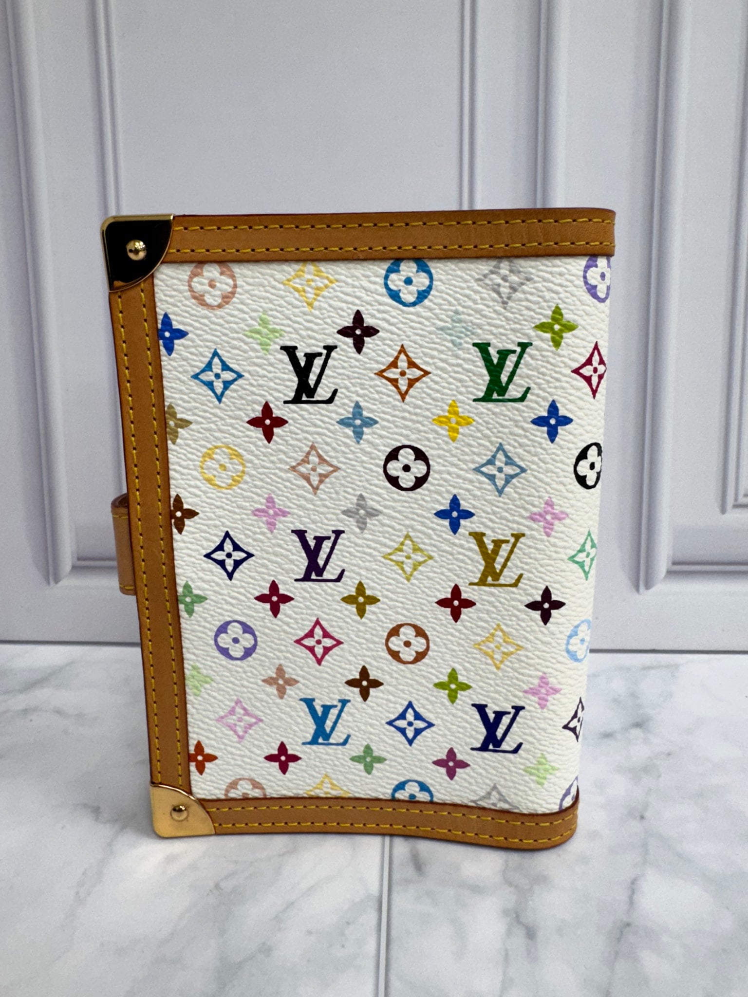 LIKE NEW - Louis Vuitton Multicolor Monogram Agenda PM