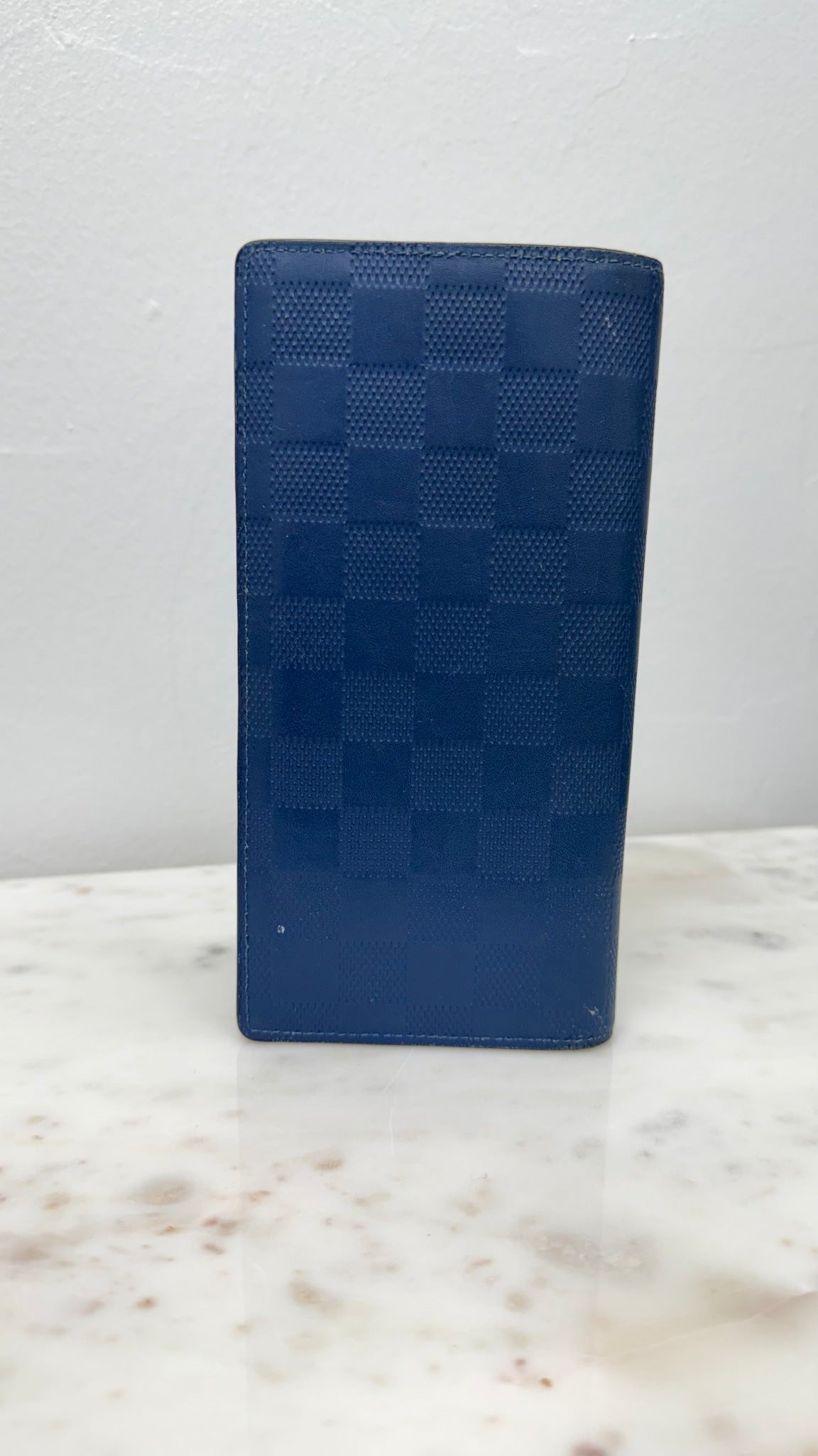 Louis Vuitton Cobalt Damier Infini Brazza Wallet