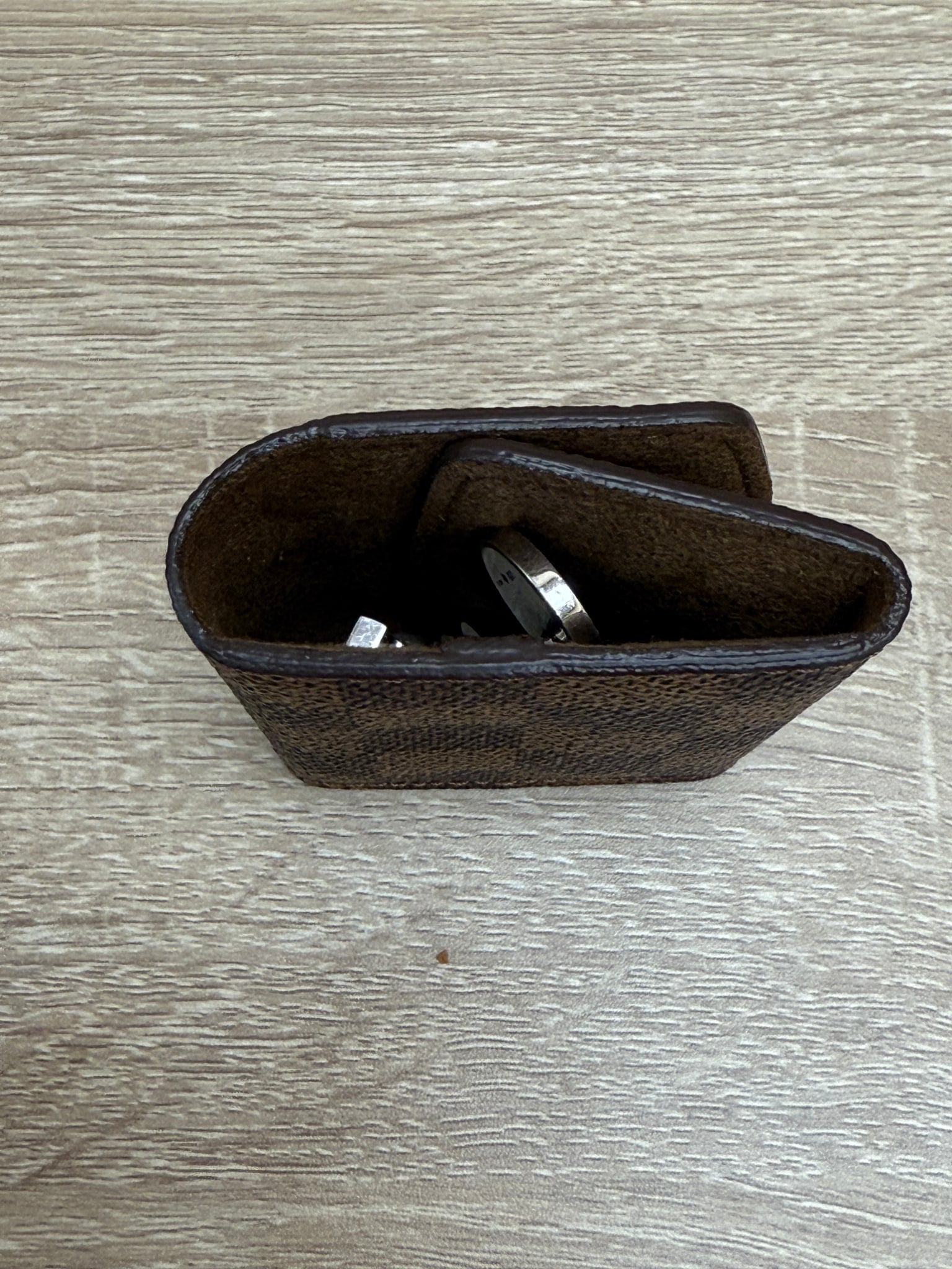 Louis Vuitton Damier Ebene Cuff Links