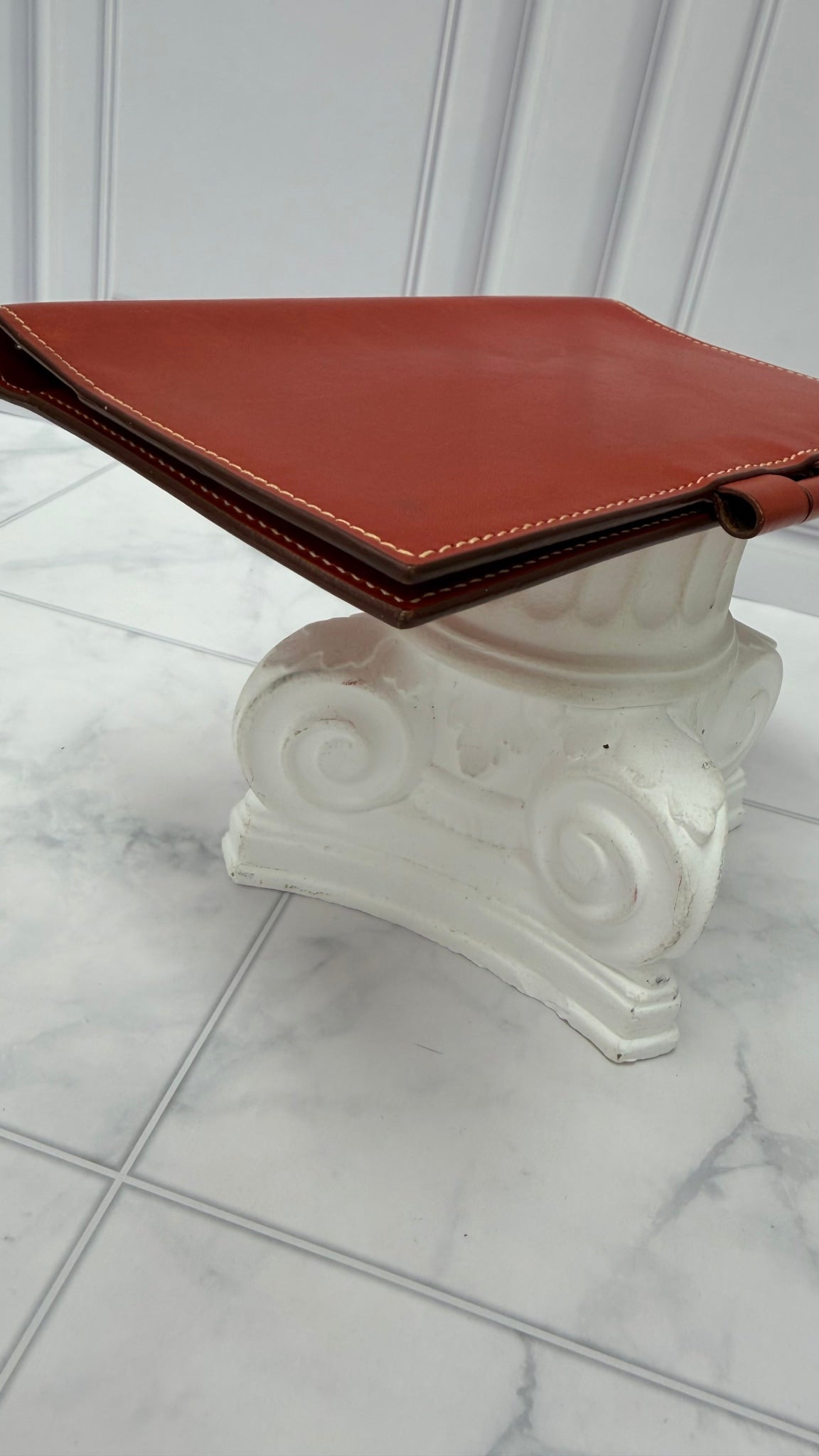 Hermes Cognac Leather Passport Agenda