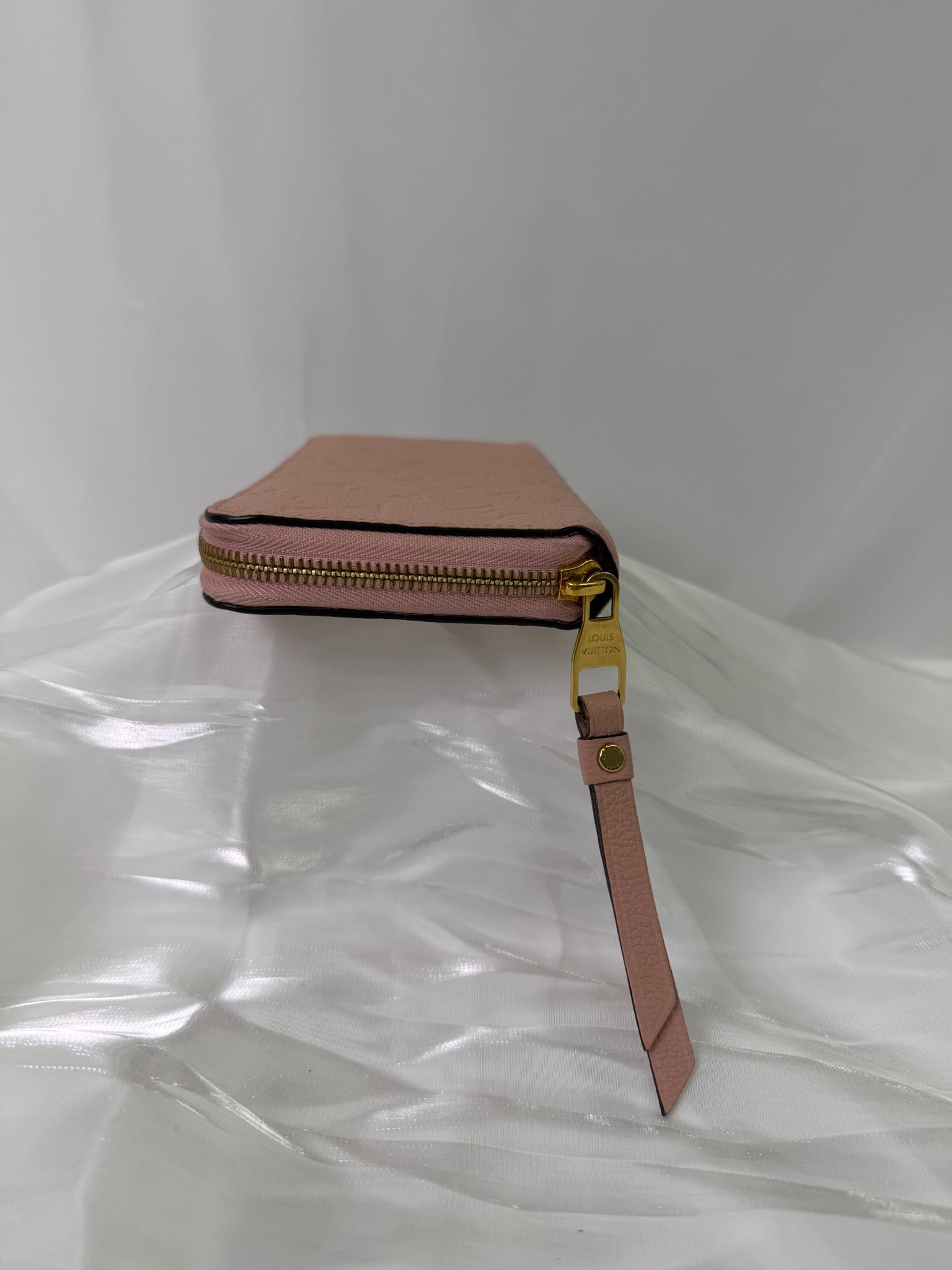Louis Vuitton Pink Monogram Empreinte Zippy Wallet