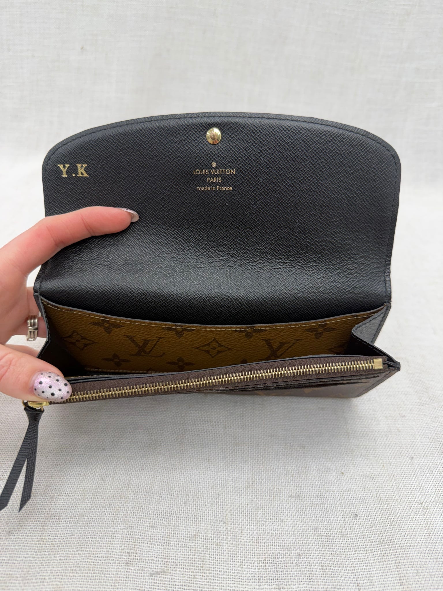 Louis Vuitton Reverse Monogram Emilie Wallet