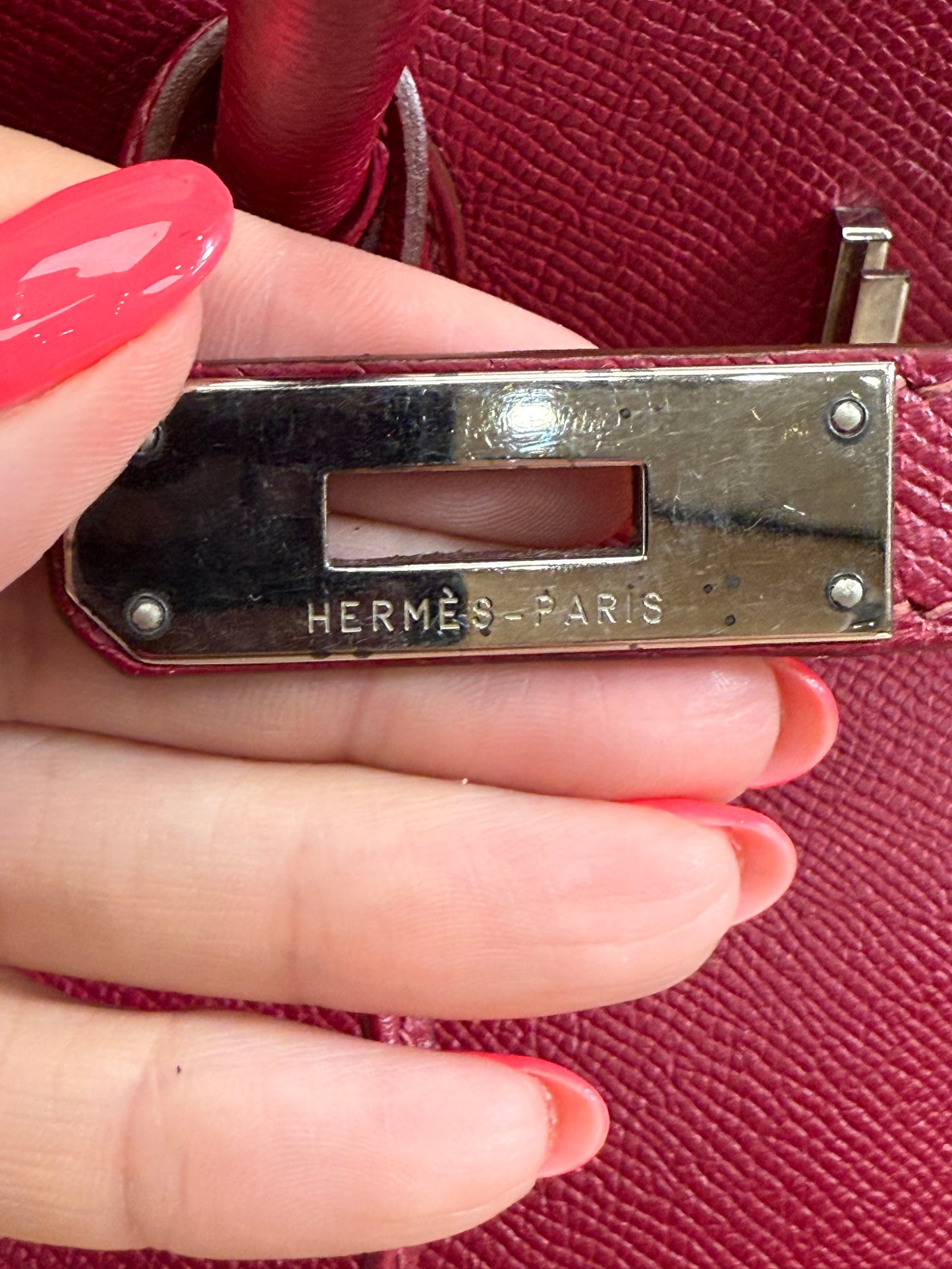 Hermes Tosca Epsom Leather Birkin 35 