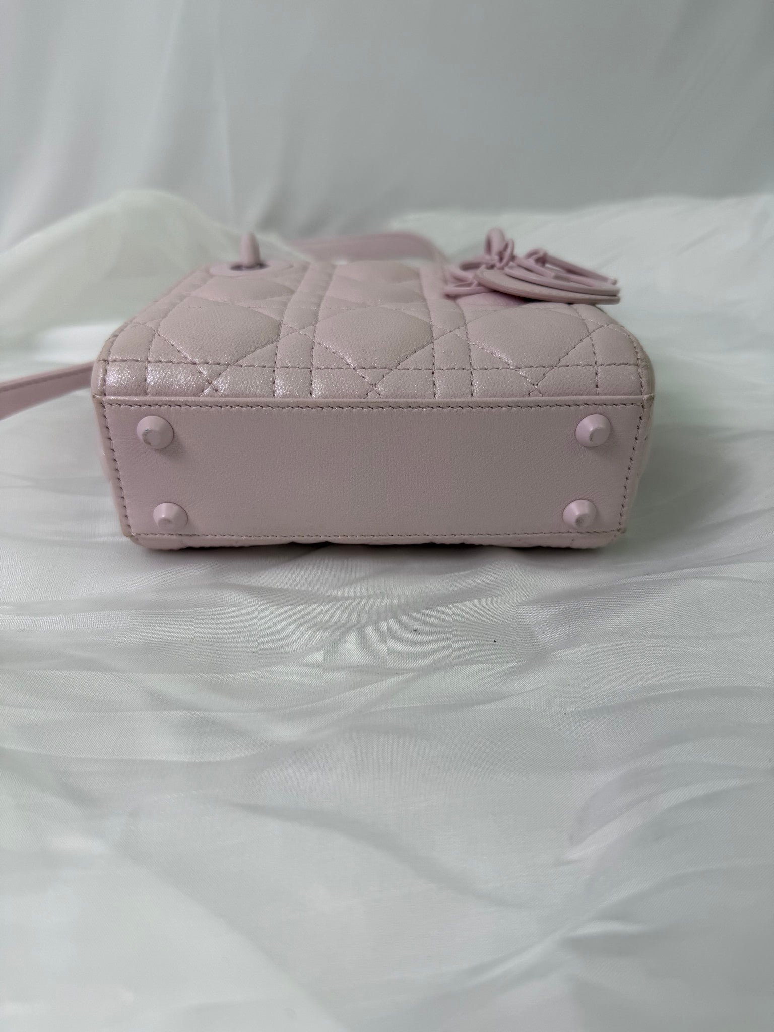 Christian Dior Light Pink Lady Dior Mini Bag
