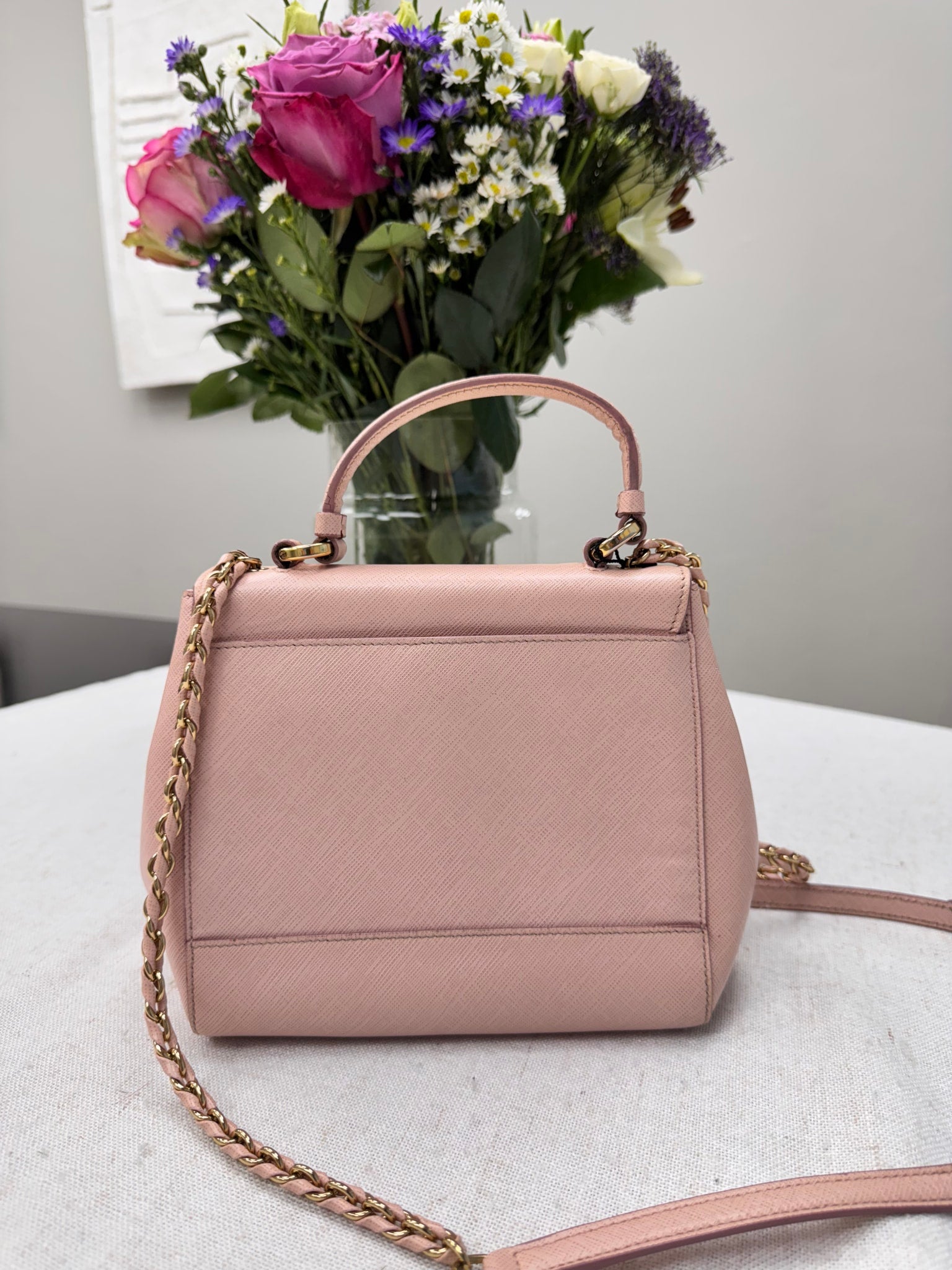Salvatore Ferragamo Light Pink 2Way Bag