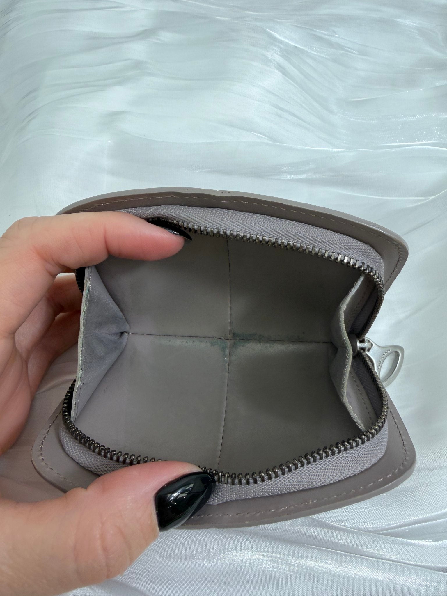 Louis Vuitton Lilac Epi Demi Lune Coin Case