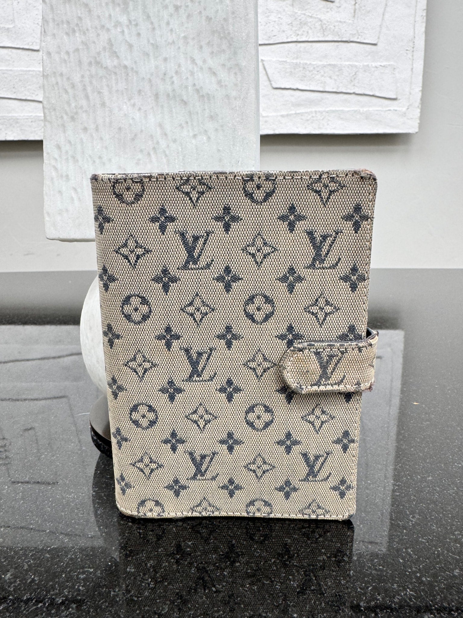 Louis Vuitton Mini Lin Denim Passport Agenda PM