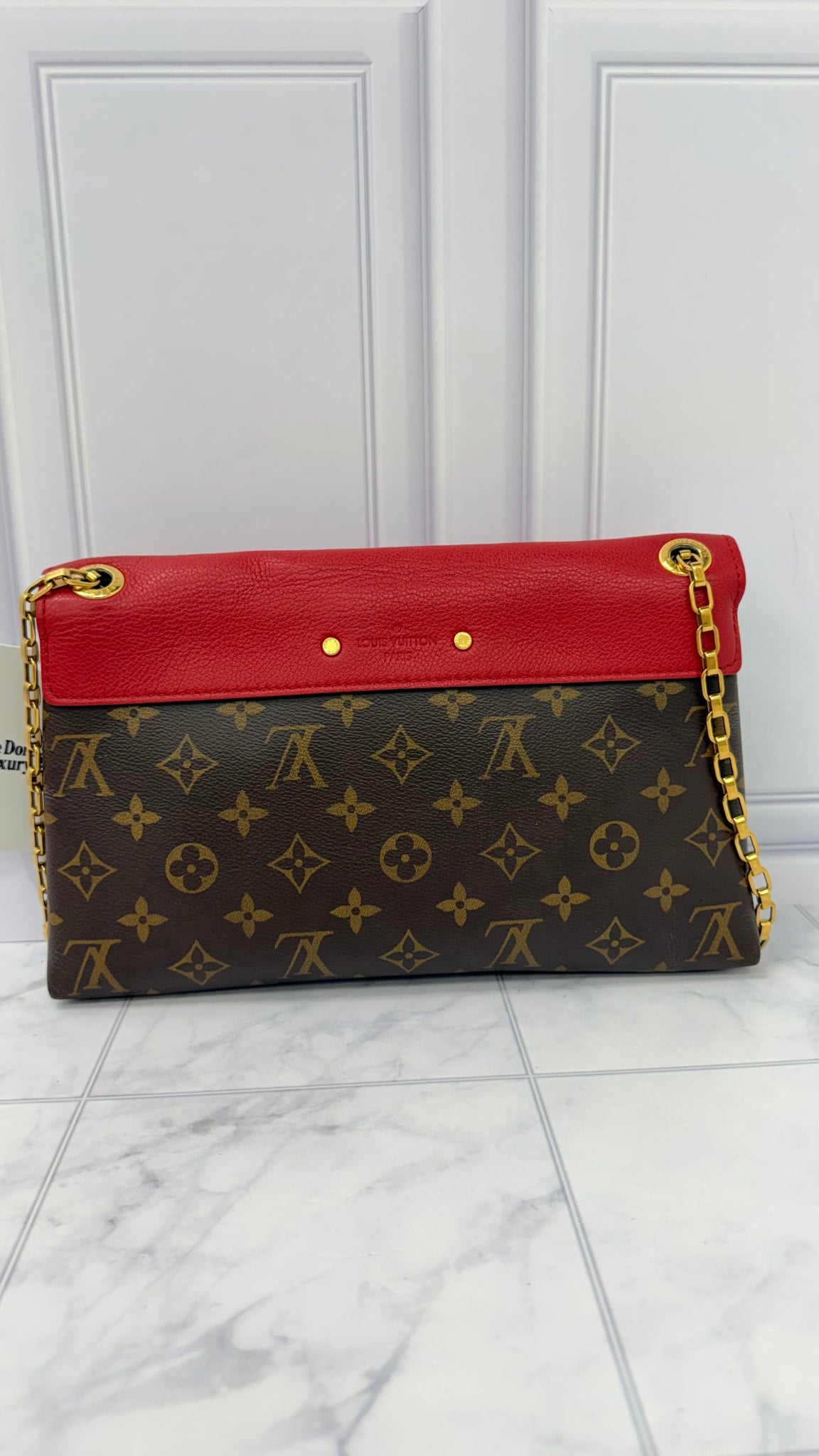 Louis Vuitton Monogram Pallas Chain Bag 