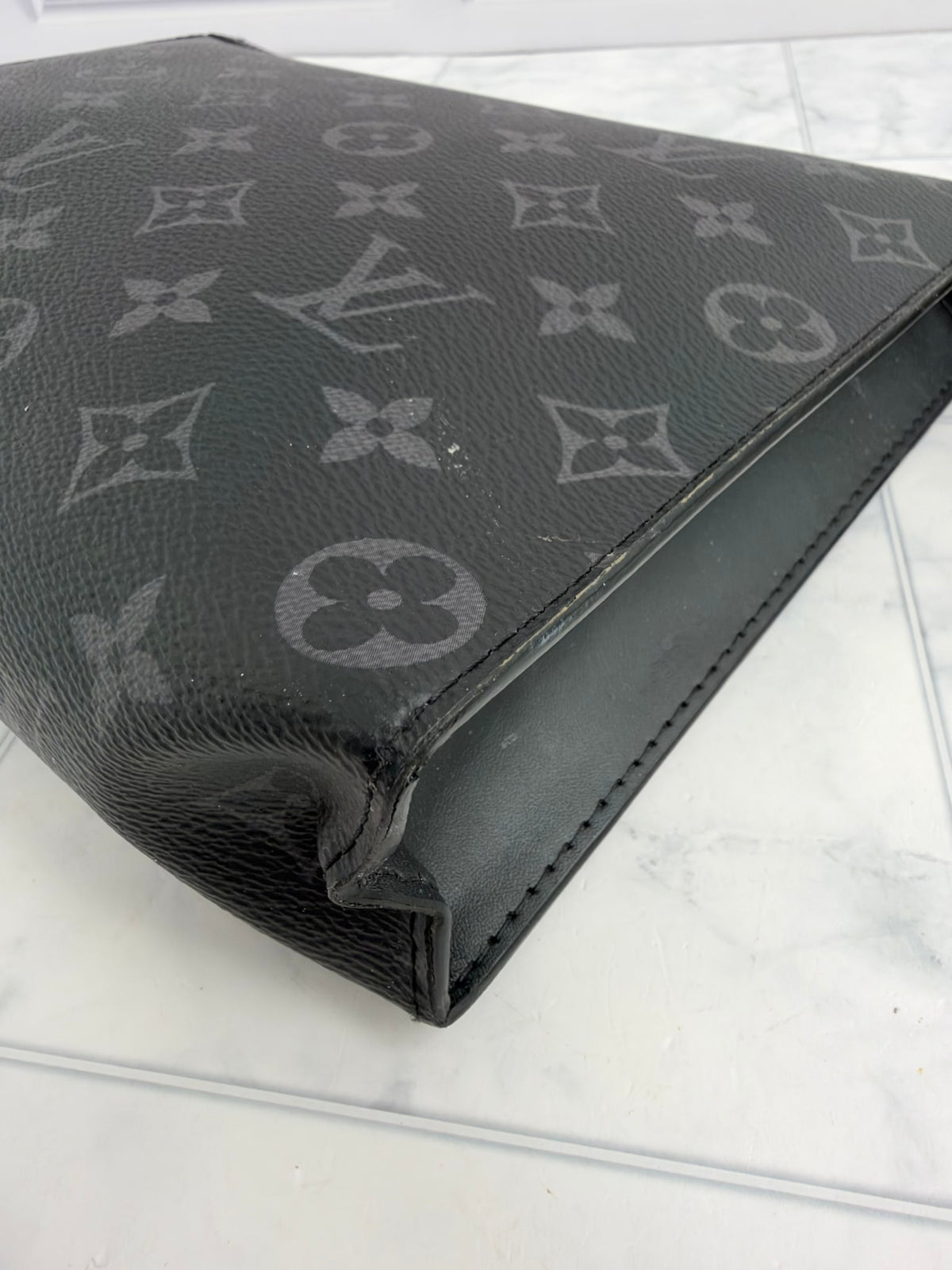 Louis Vuitton Monogram Eclipse Pochette Voyage MM