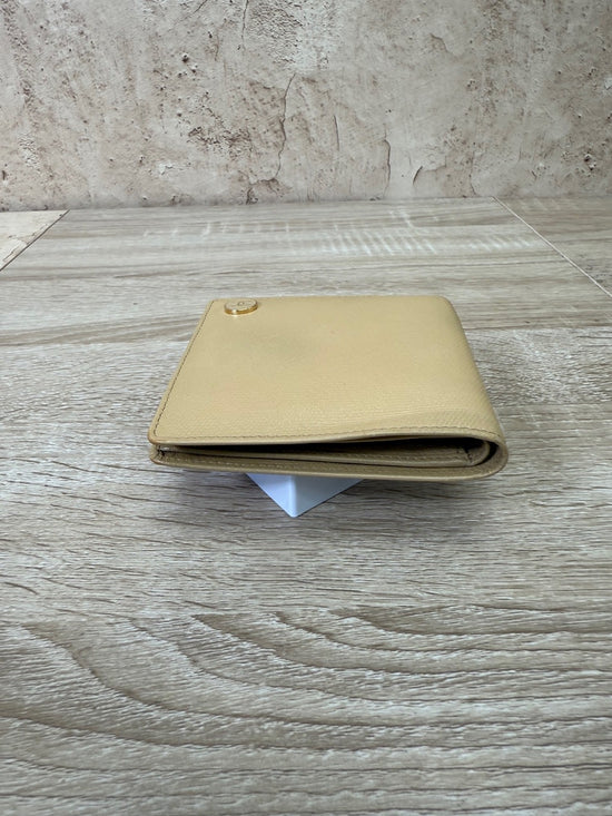 Chanel Tan Caviar Bifold Wallet