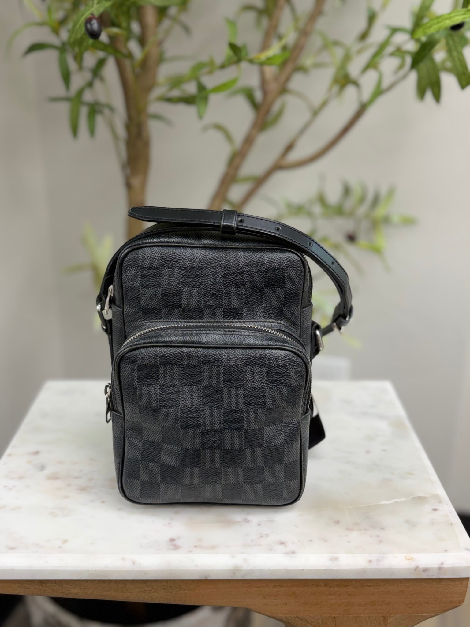 Louis Vuitton Damier Graphite Rem Shoulder Bag
