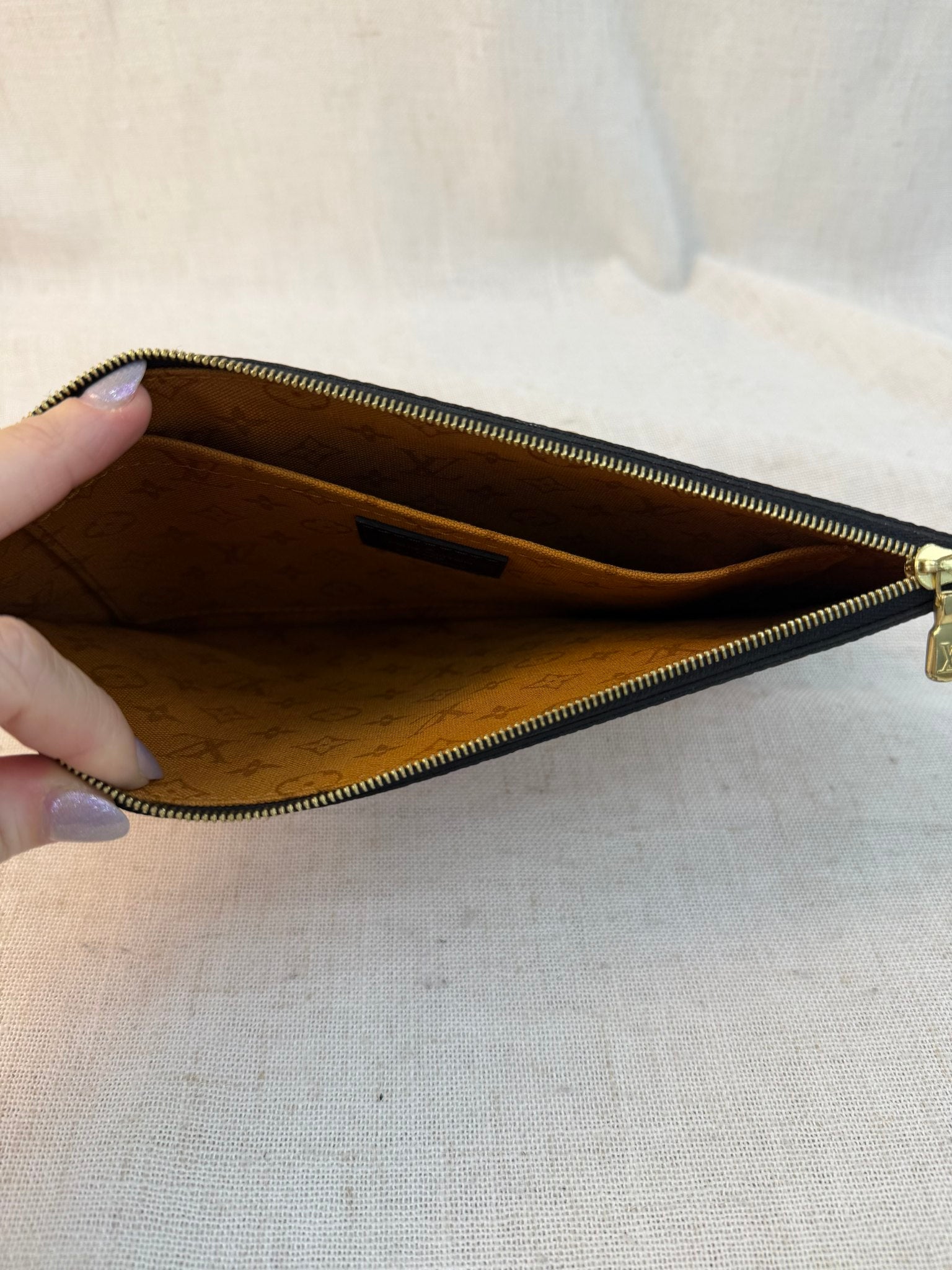 Louis Vuitton Multicolor Leather Crafty Neverfull Pouch