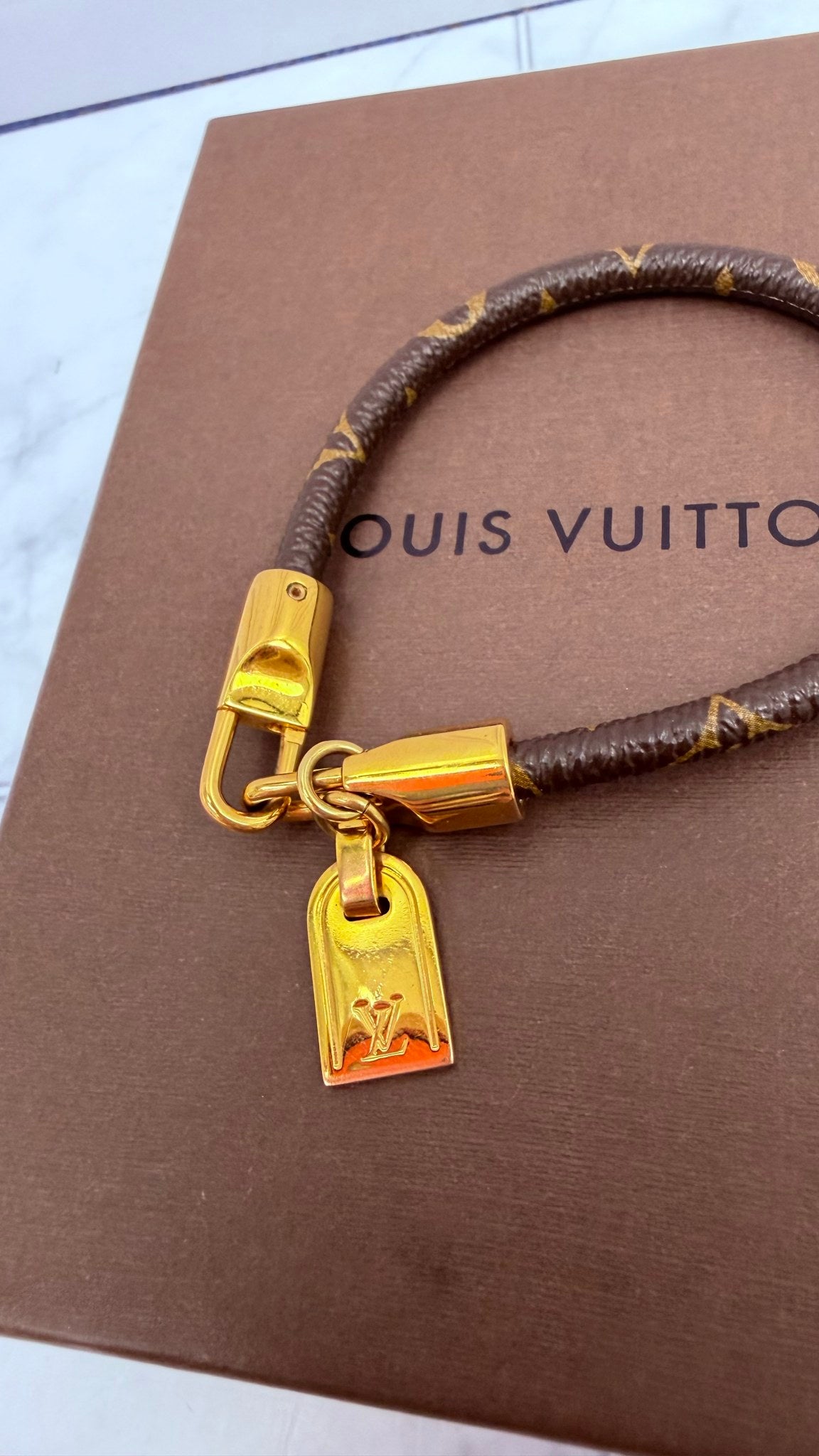 Louis Vuitton Monogram Lock it Bracelet