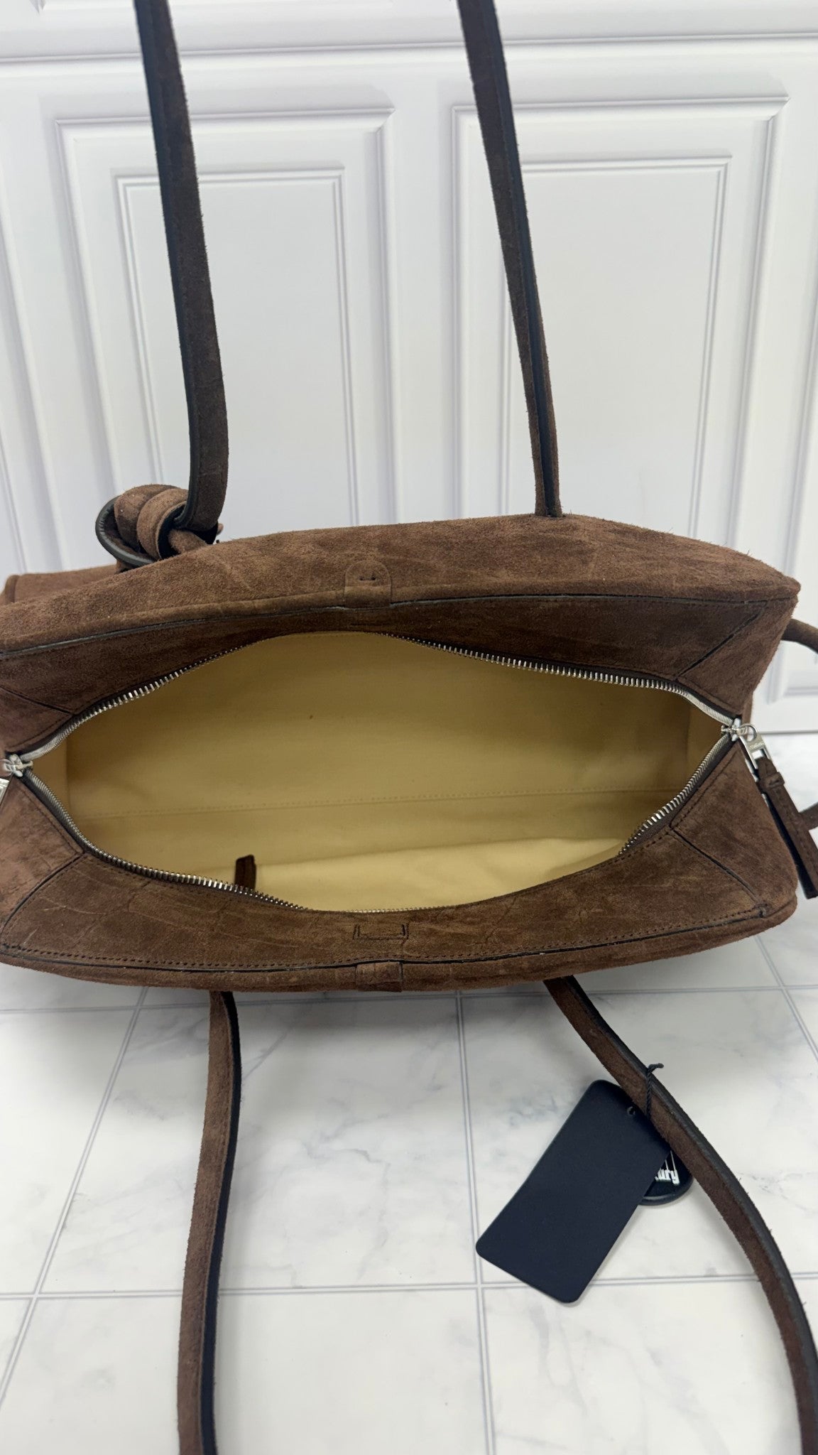 BRAND NEW - Jacquemus Brown Suede Leather Le Turismo Shoulder Bag