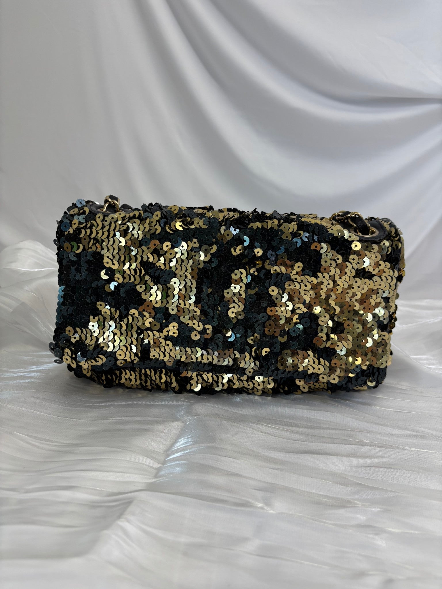 Chanel Multicolor Sequin Medium Flap Bag