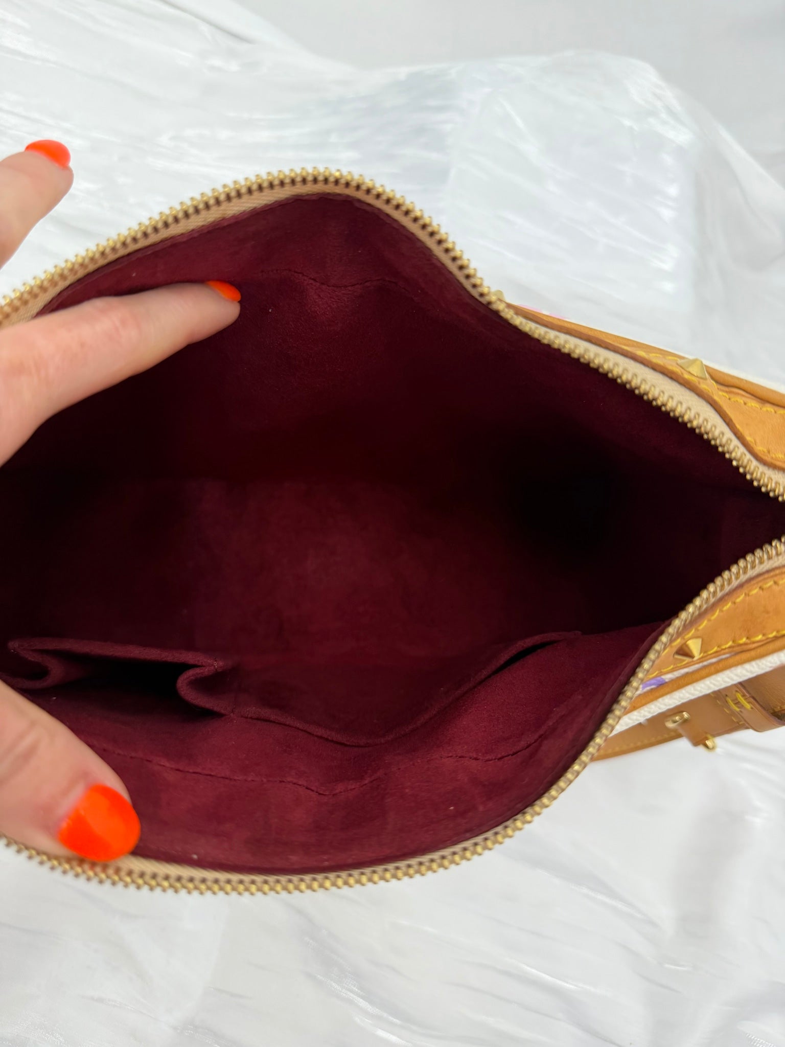 Louis Vuitton White Multicolore Monogram  Boulogne Shoulder Bag