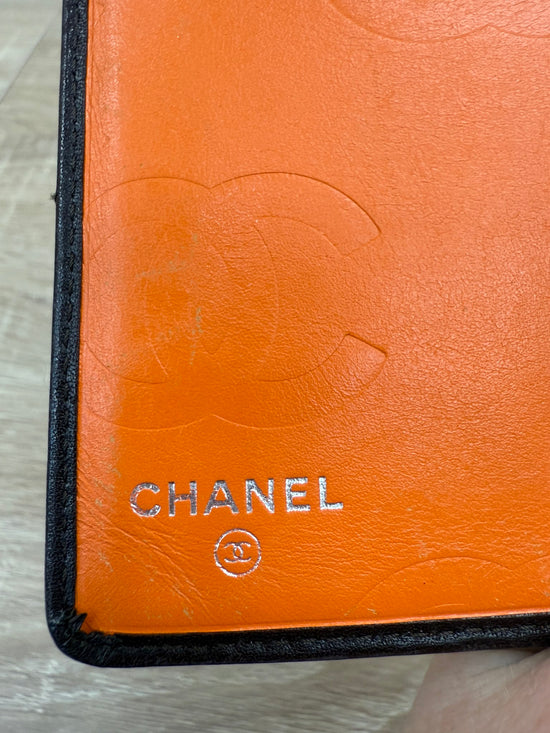 Chanel Brown Quilted Calfskin CC Long Wallet