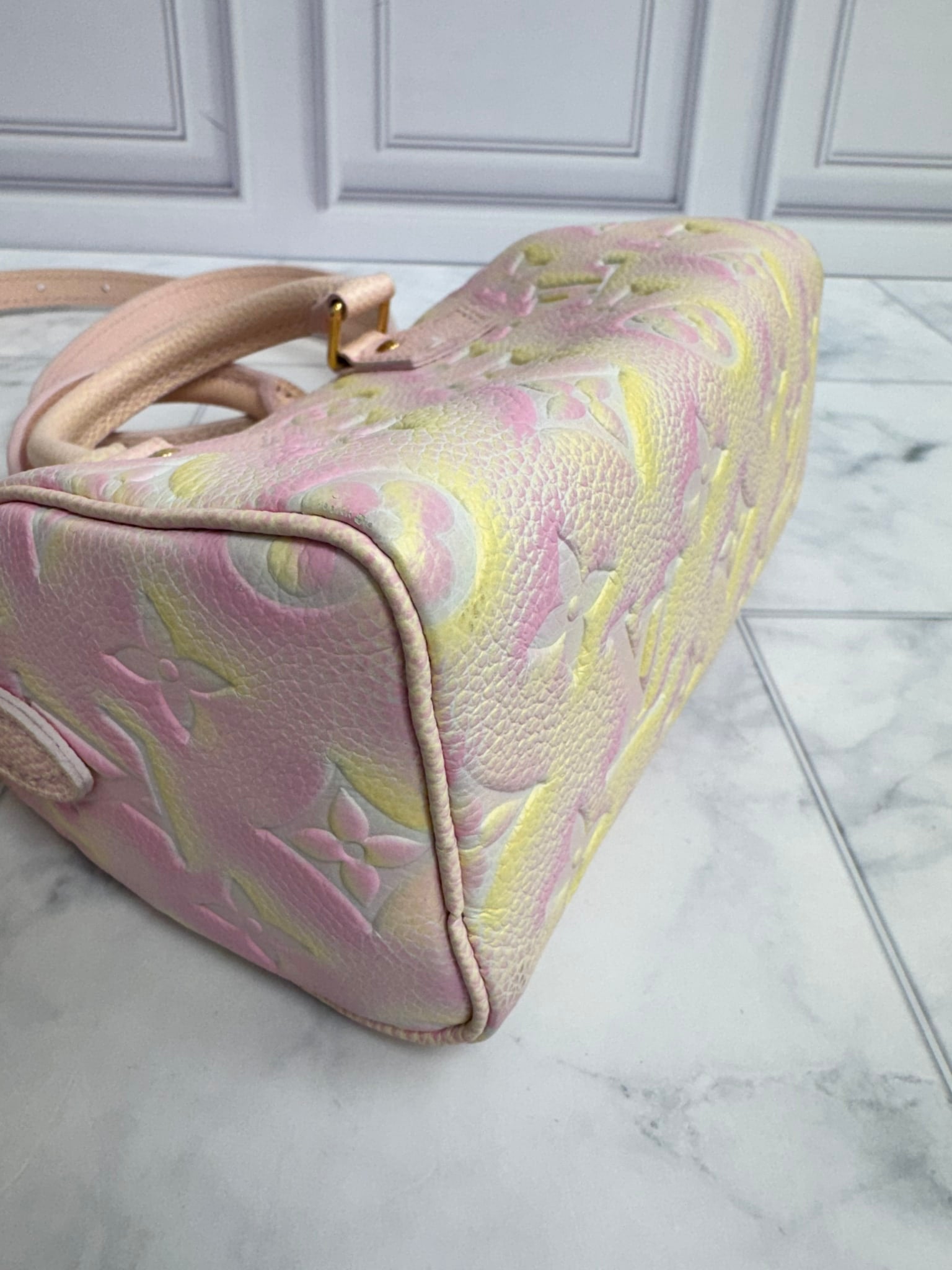 Louis Vuitton Monogram Empreinte Stardust Nano Speedy
