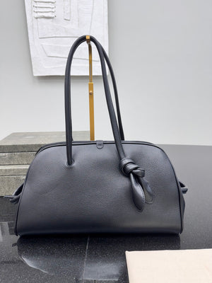 BRAND NEW - Jacquemus Black Grained Leather Le Turismo Shoulder Bag