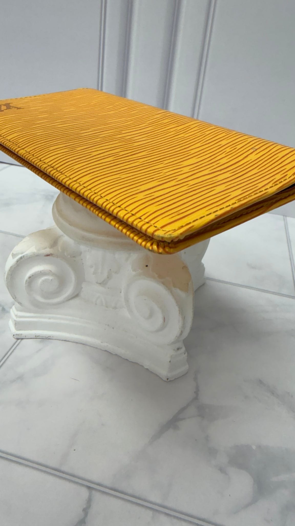 Louis Vuitton Yellow Epi Long Wallet