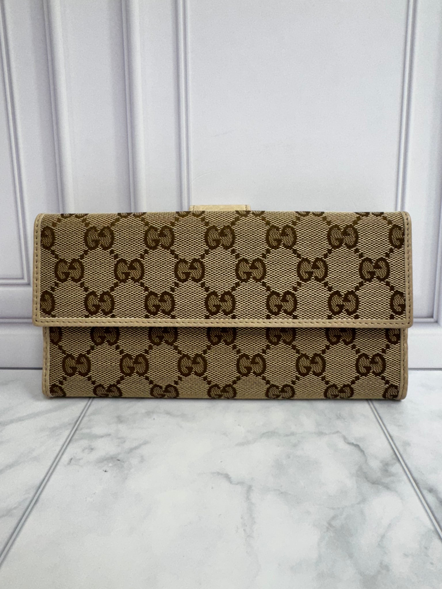 Gucci GG Canvas Long Wallet