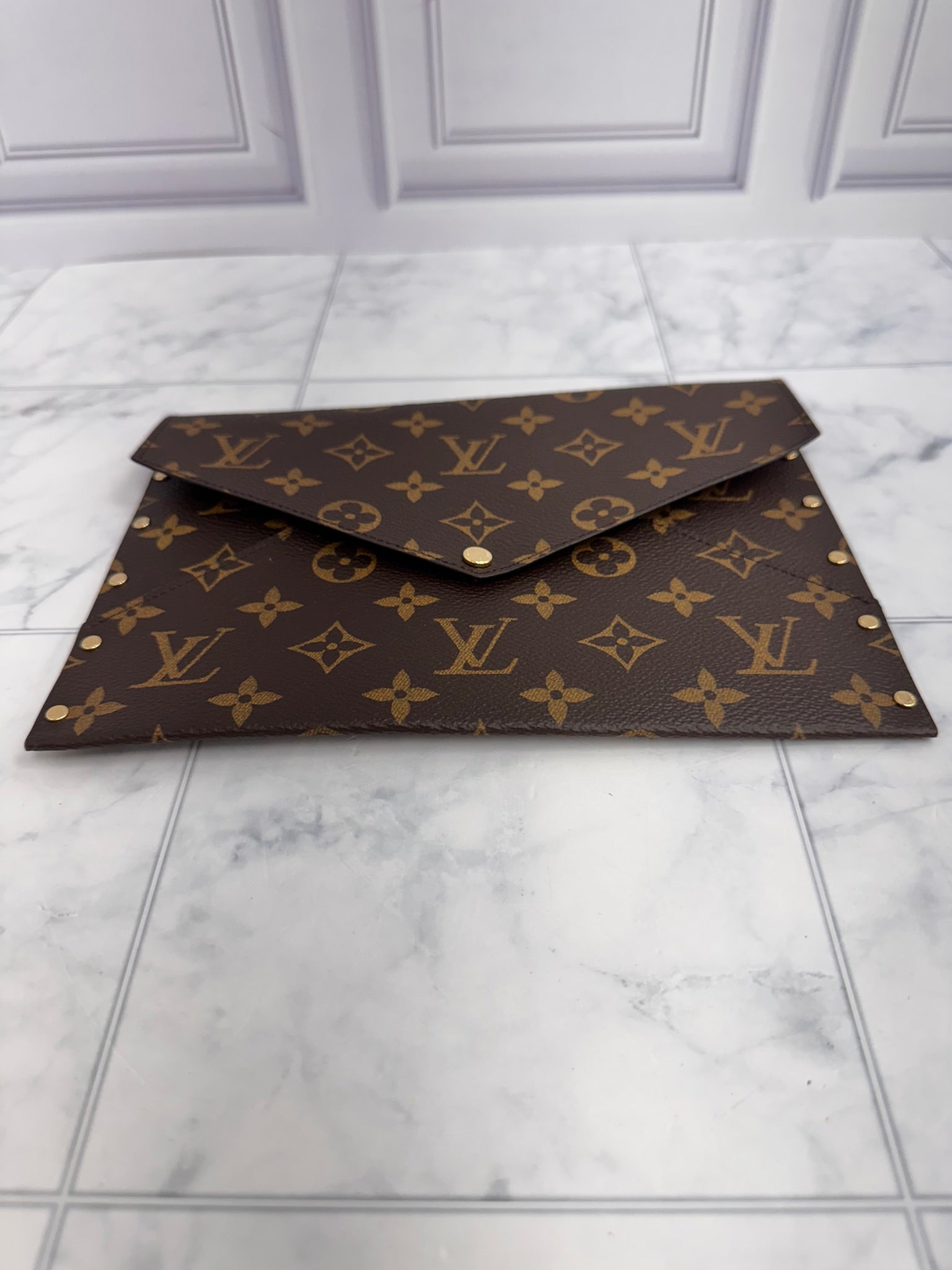 BRAND NEW - Louis Vuitton Monogram Studded Kirigami Pochette GM