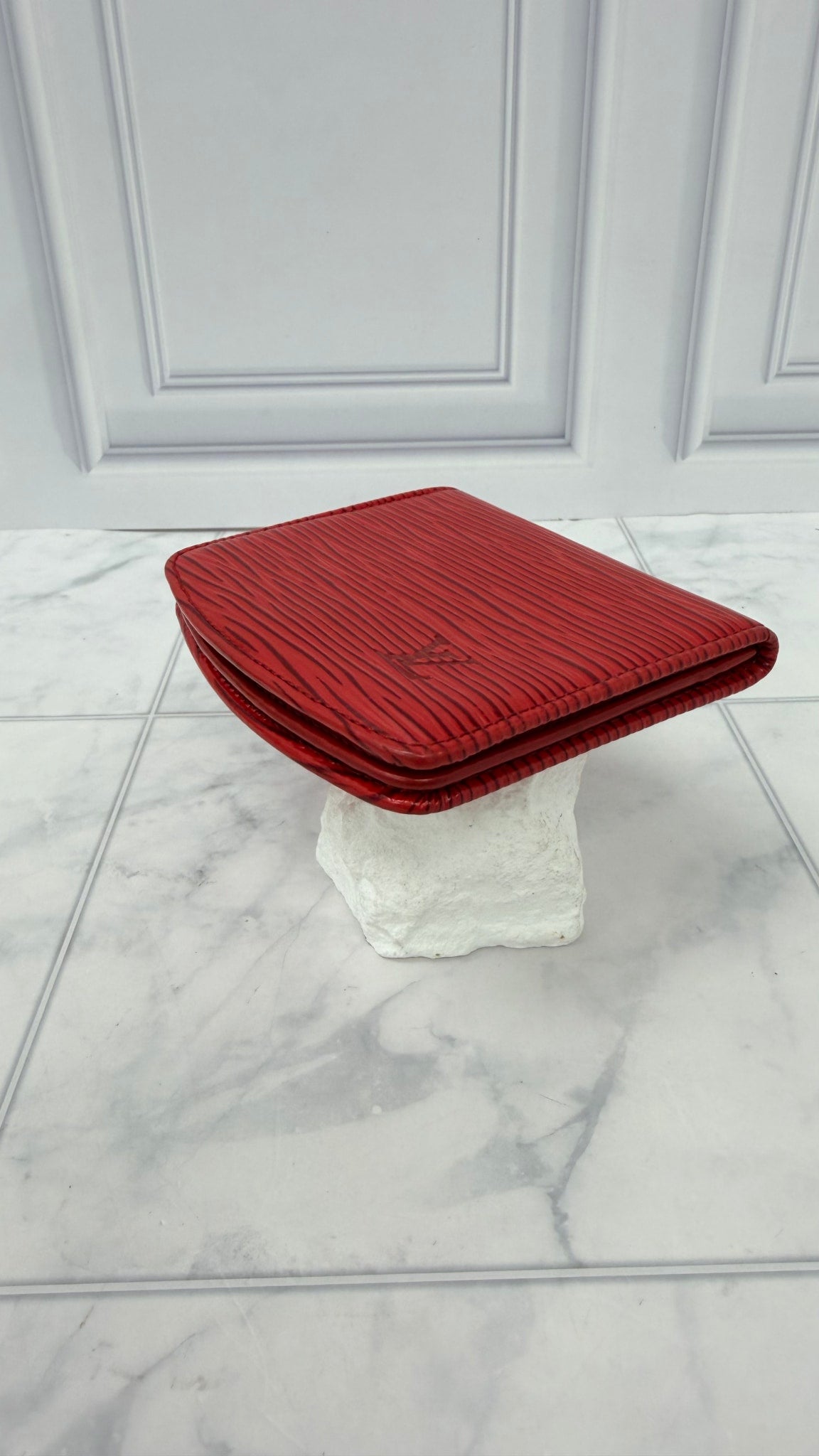 Louis Vuitton Red Epi Leather Coin Purse 