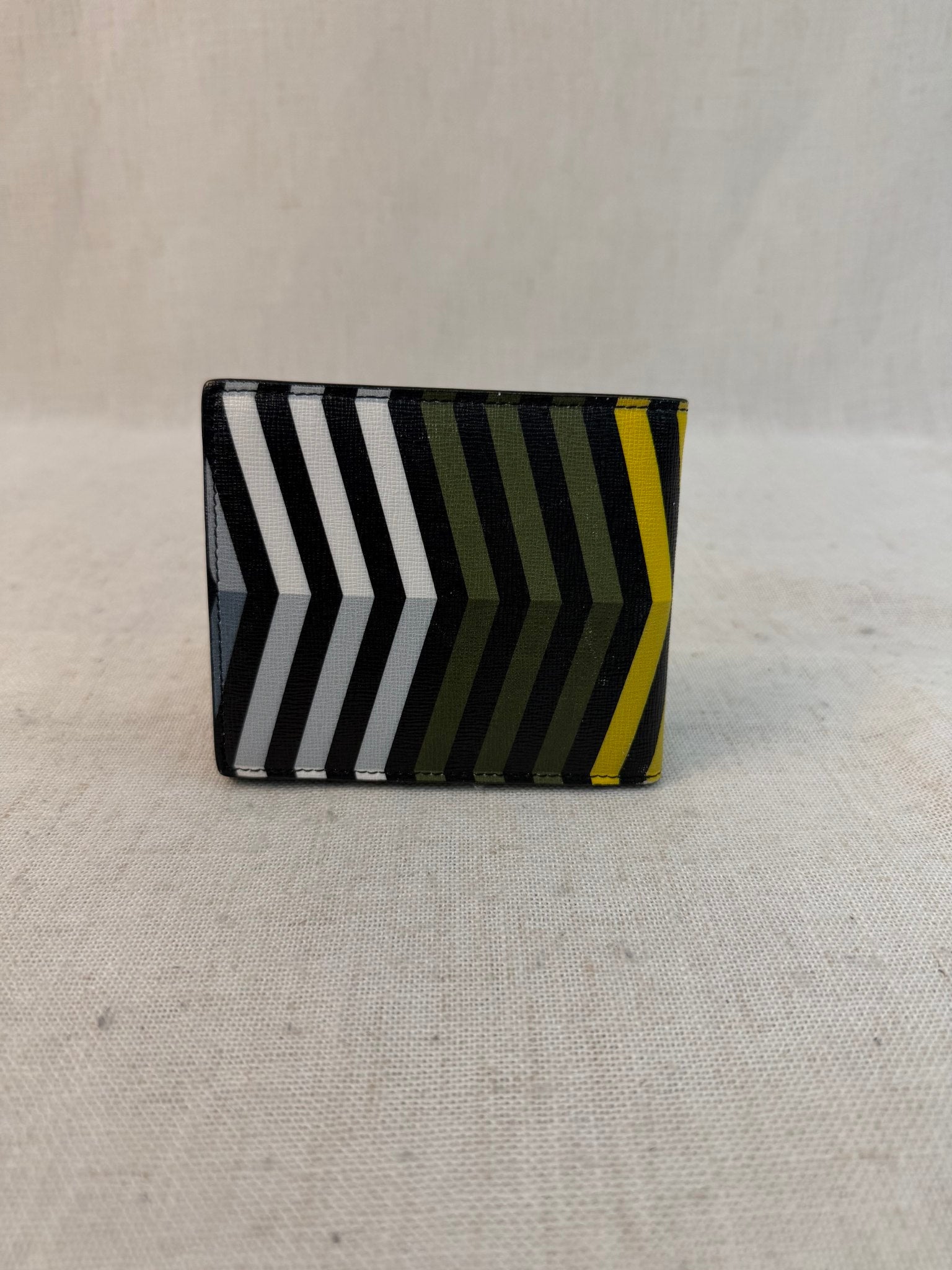 Fendi Multicolor Leather Face Bifold Wallet